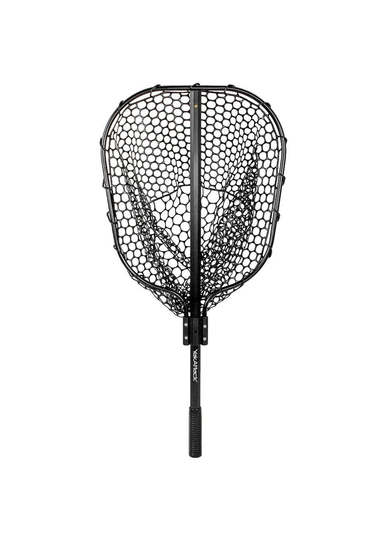 YakAttack LLC YakAttack 16" x 19" Landing Net With 35.5" Long Telescope Handle * Rubber Net