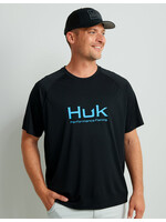 Huk HUK Vented Pursuit Crew Performance -Summer Green Heather