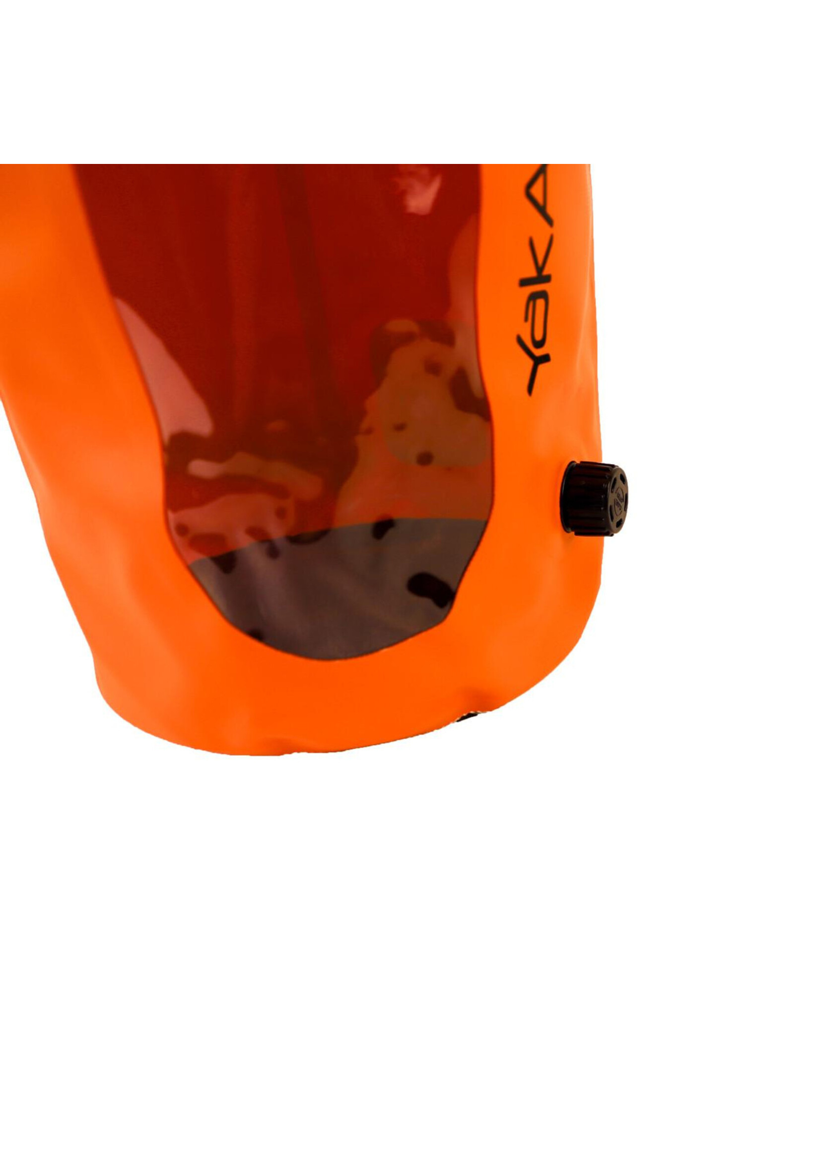YakAttack LLC 10L Roll-Top Drybag w/ Air Valve 10L Orange