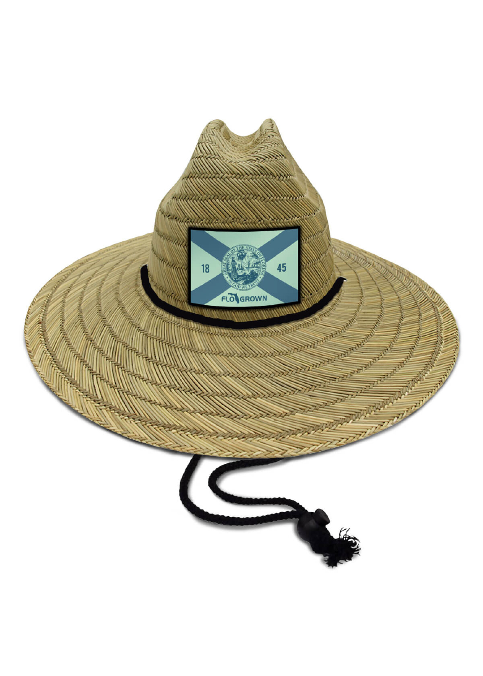 Flogrown Flogrown Straw Hat Seaside Camo