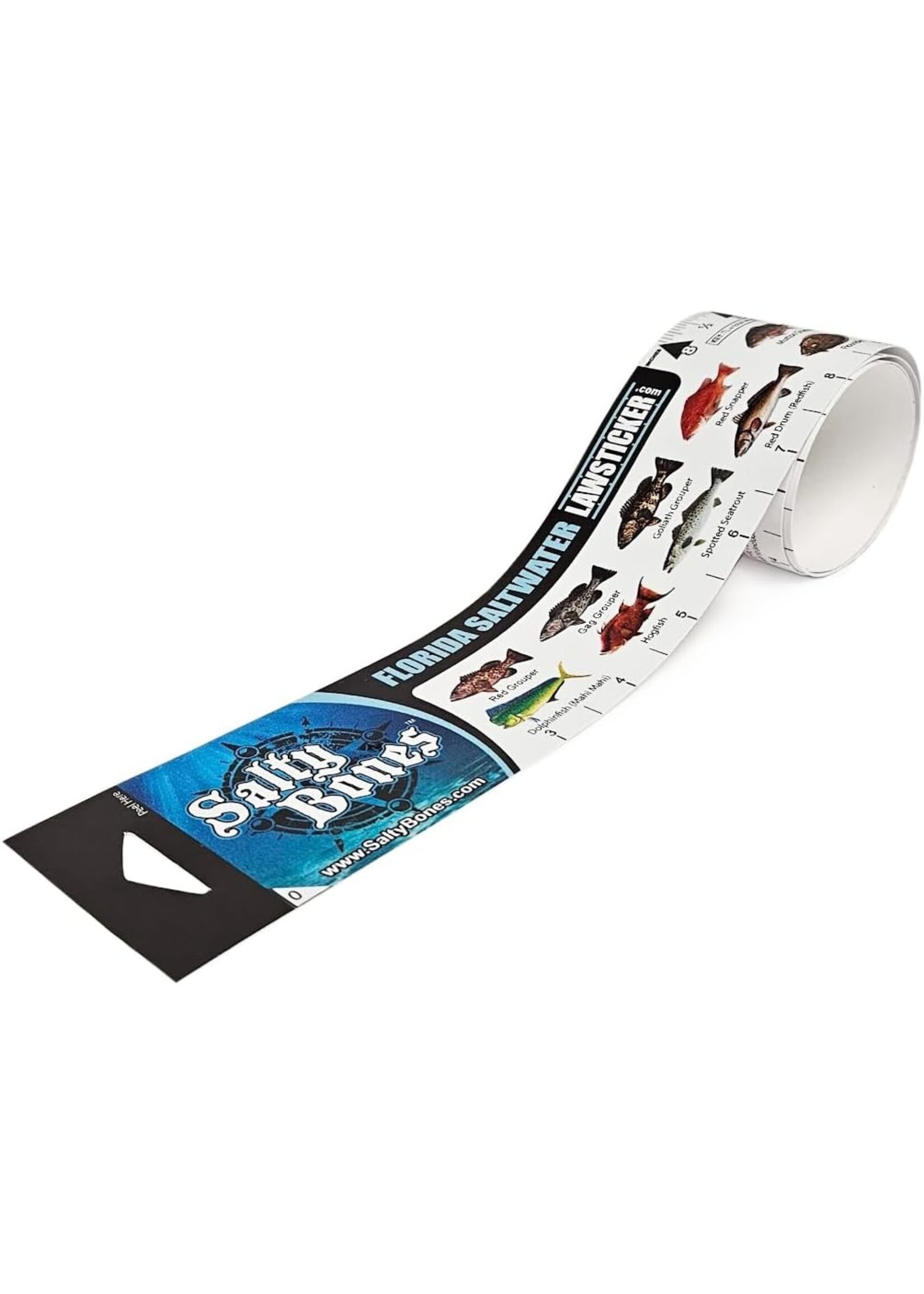 Salty Bones Salty Bones FL Saltwater Vinyl Ruler 36"