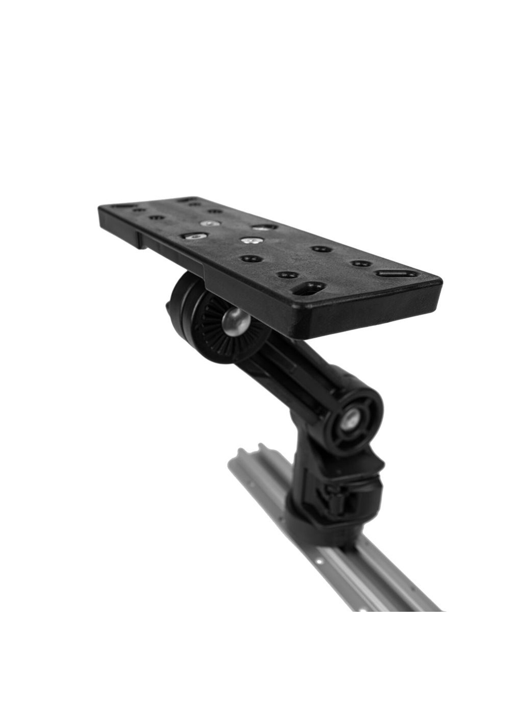 YakAttack LLC YakAttack Fish Finder Mount W/LockNLoad Mounting System, Large Rectangular Base, 4” ext