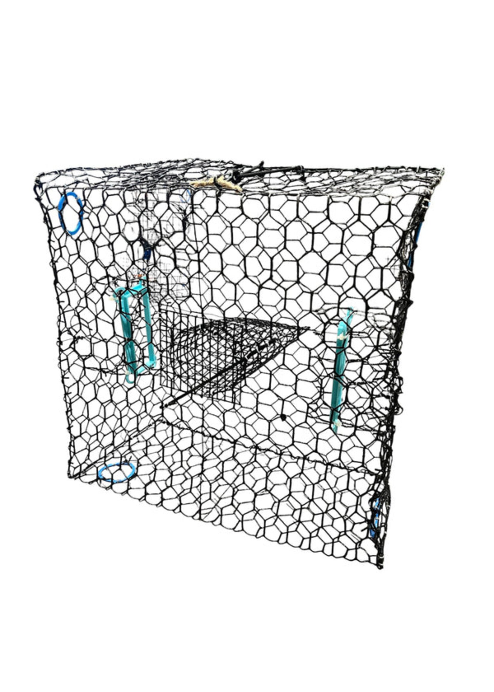 Lee Fisher Crab Trap - 2 Hole  24"x24"x11" HALF