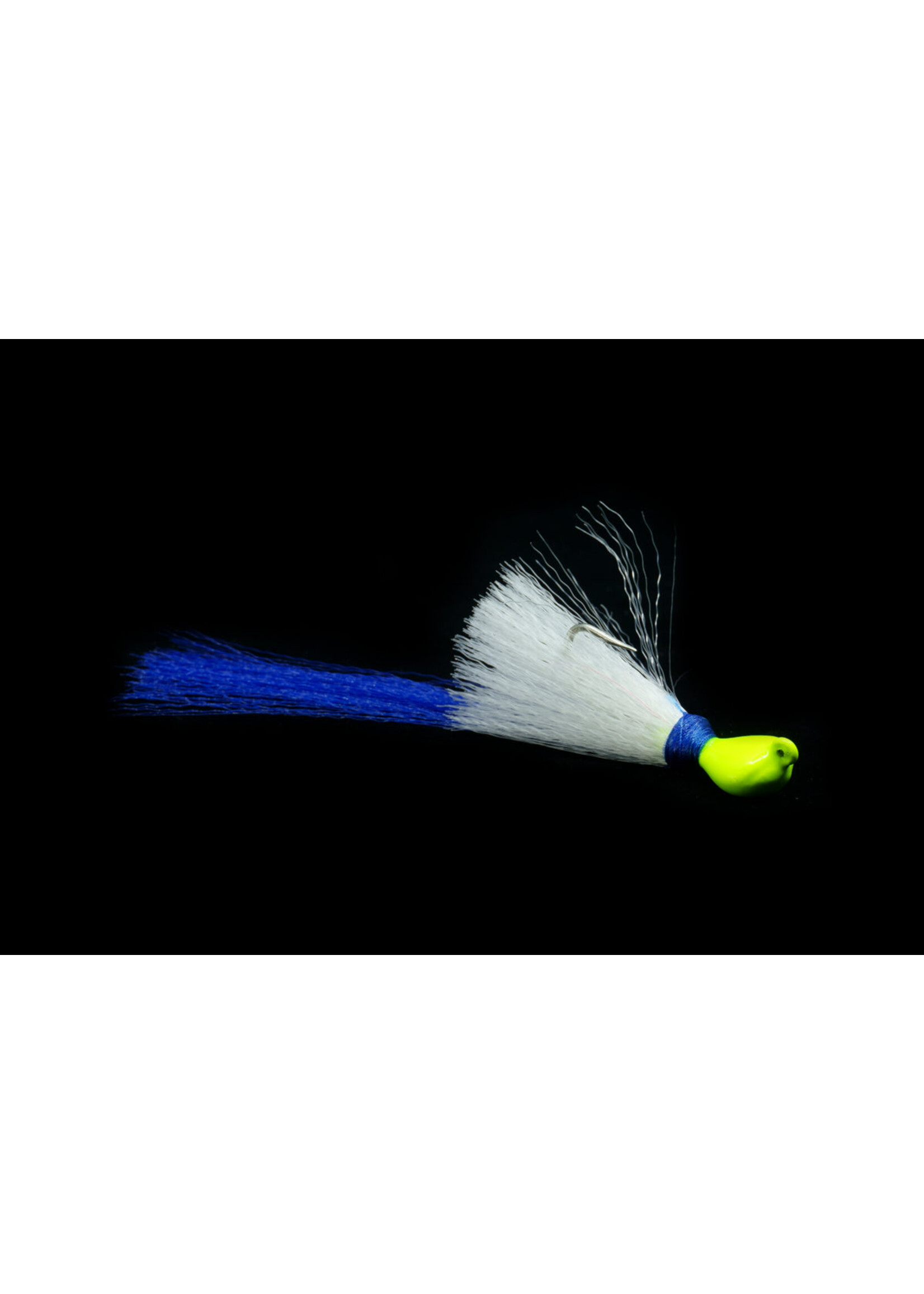 Gulfstream Lures GULFSTREAM LURES Pea Hawk Jig 1/4oz White, Chart, Blue
