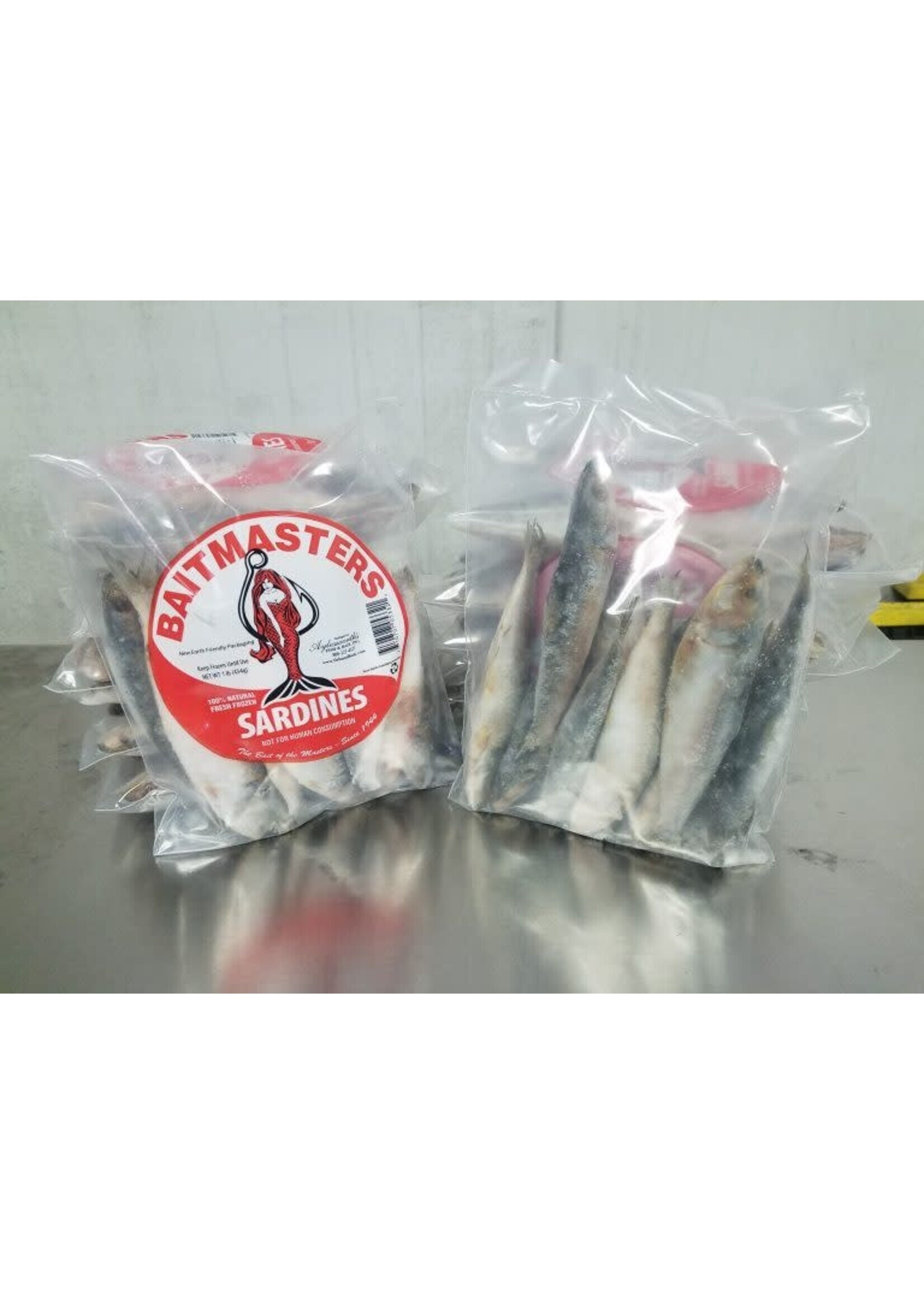 Baitmasters FULL CASE - Frozen Sardines 30 - 1 lb Bags