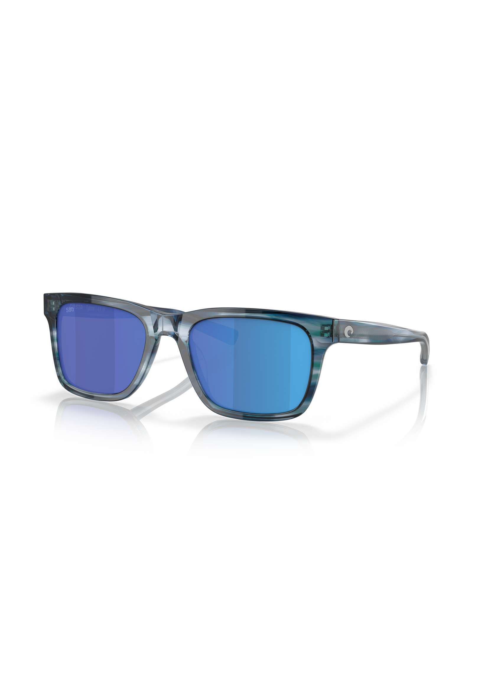 Costa Sunglasses Costa Tybee - Ocean Currents - Blue Mirror Lens 580G