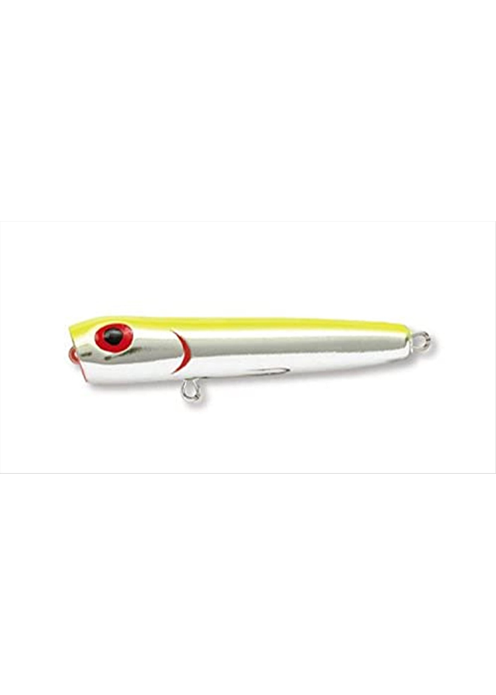 Storm Rattlin' Chug Bug Topwater Popper Silver/ Chart