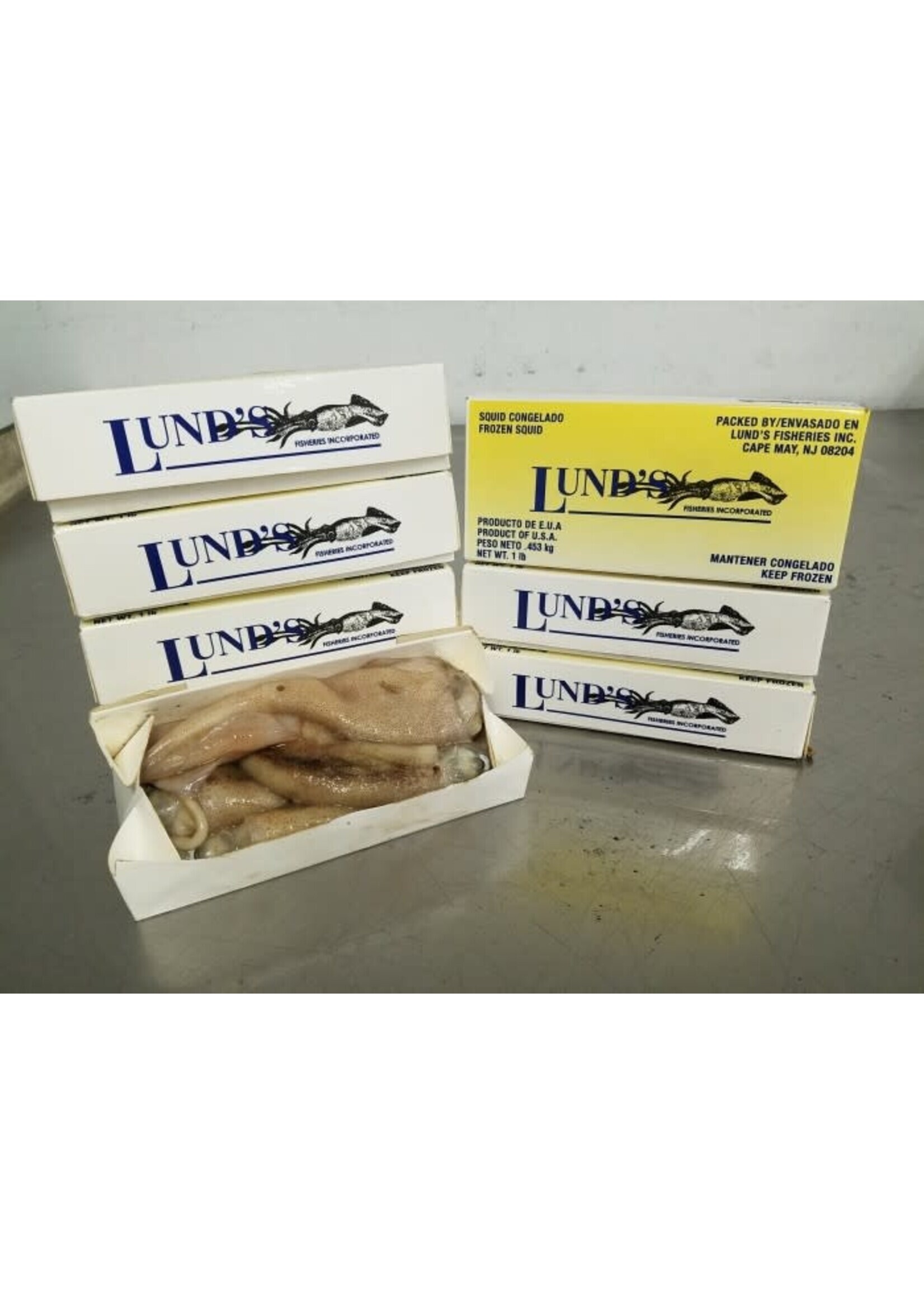 Lund's Frozen Squid 5lb