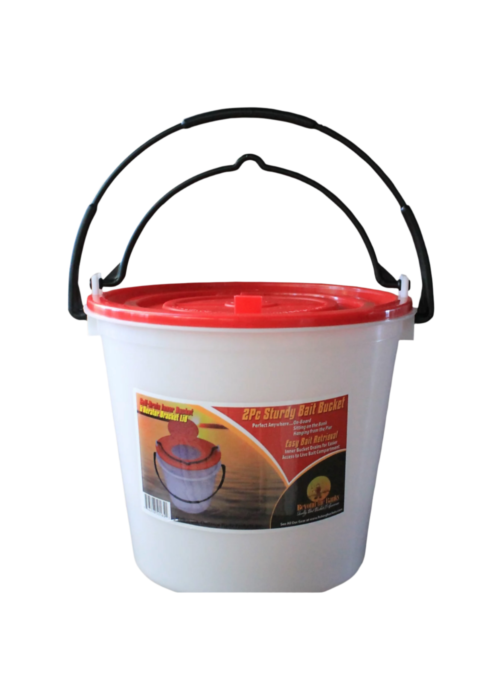 Challenge Plastics Challenge 50165 Bait Bucket 10qt 2Pc
