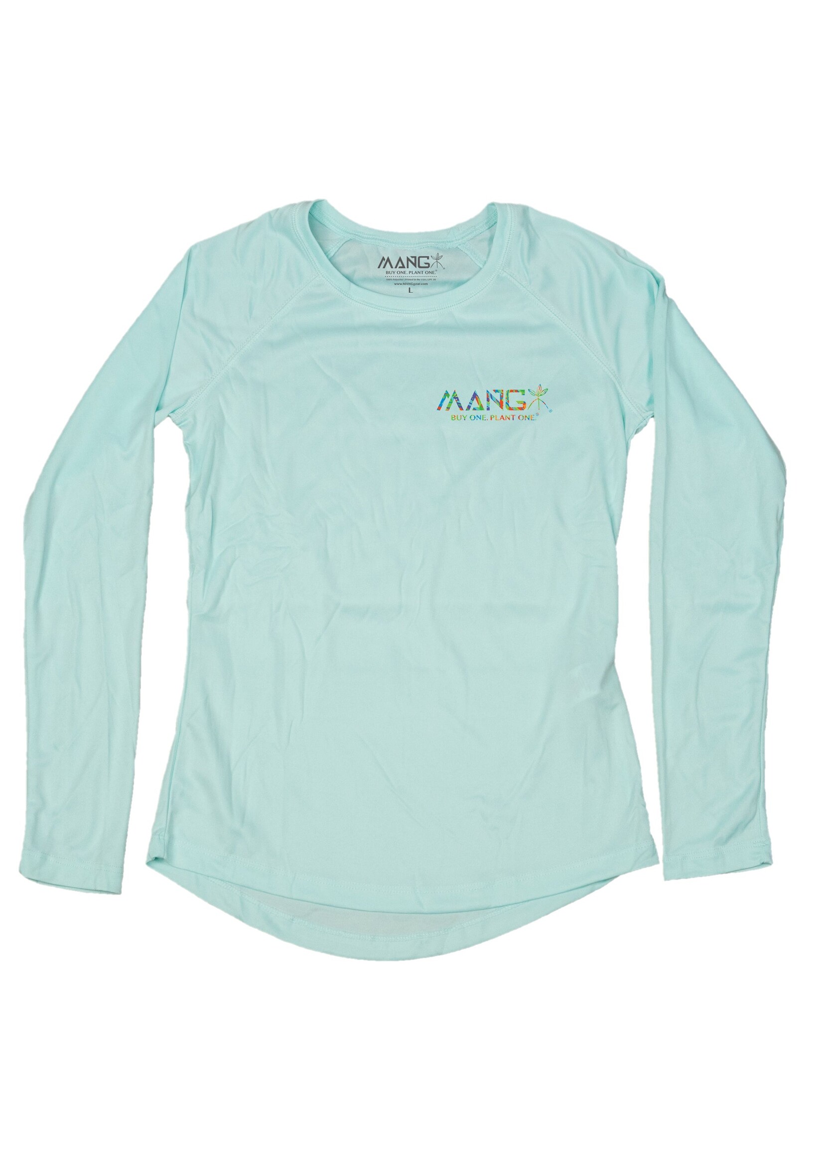 Mang Mang Womens LS Bimini Twist Mangatee: Seagrass