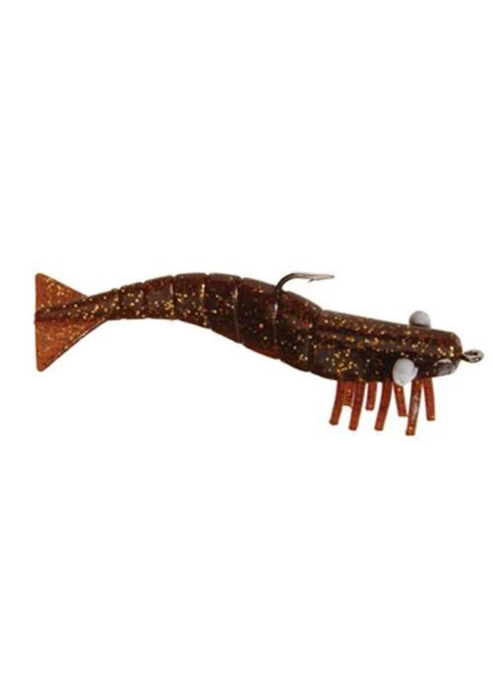 DOA DOA 60313 Deadly Combo Cigar Clacker, w/3" Shrimp, Float/Clear Gold, 1/Pack