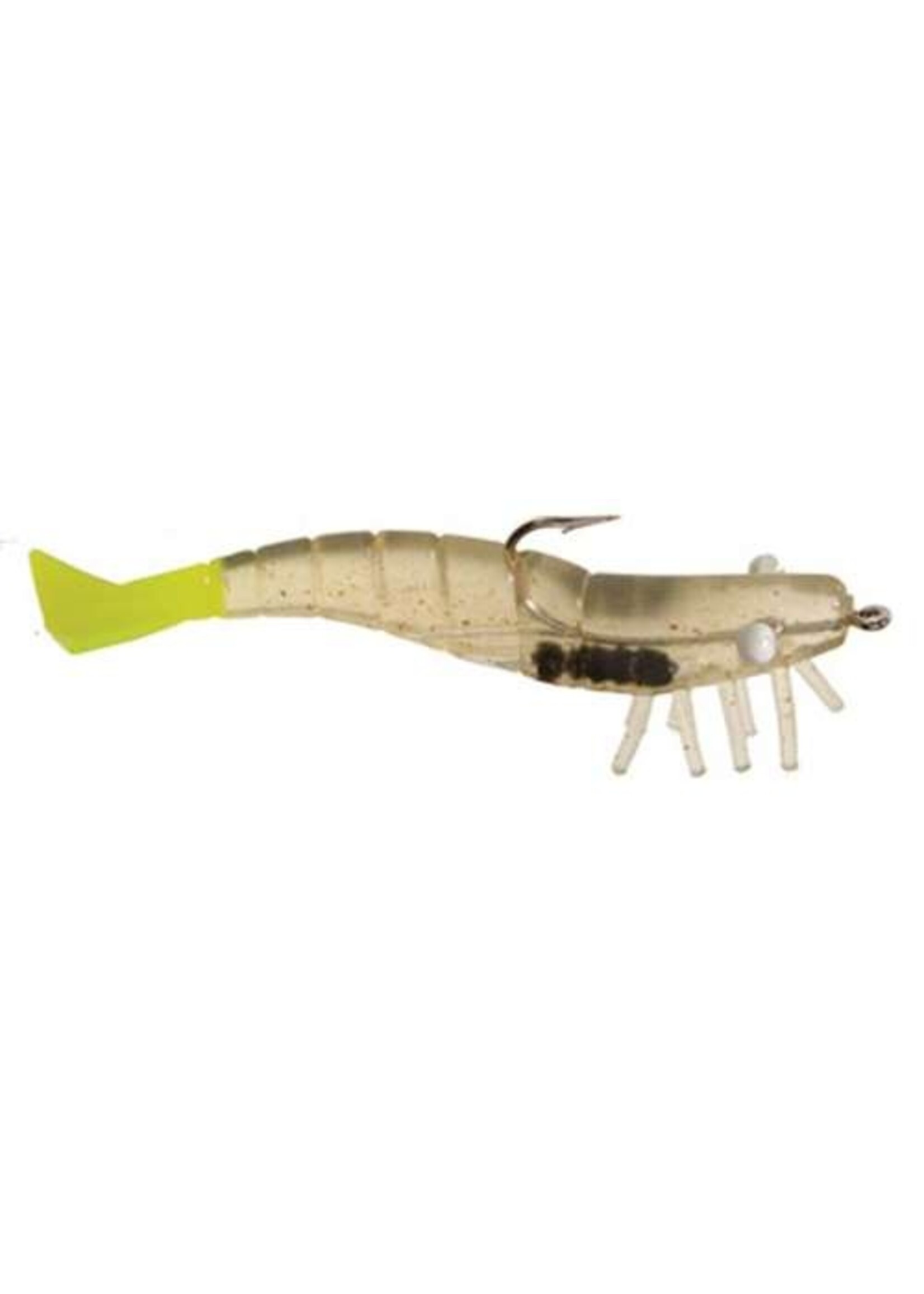 DOA DOA 60313 Deadly Combo Cigar Clacker, w/3" Shrimp, Float/Clear Gold, 1/Pack