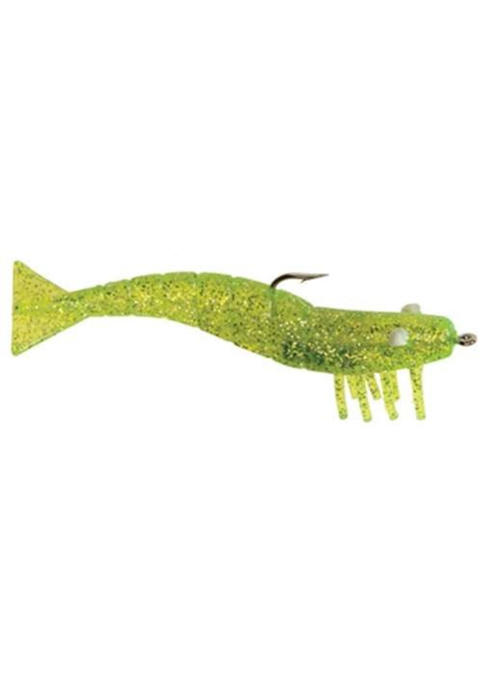 DOA DOA 60313 Deadly Combo Cigar Clacker, w/3" Shrimp, Float/Clear Gold, 1/Pack