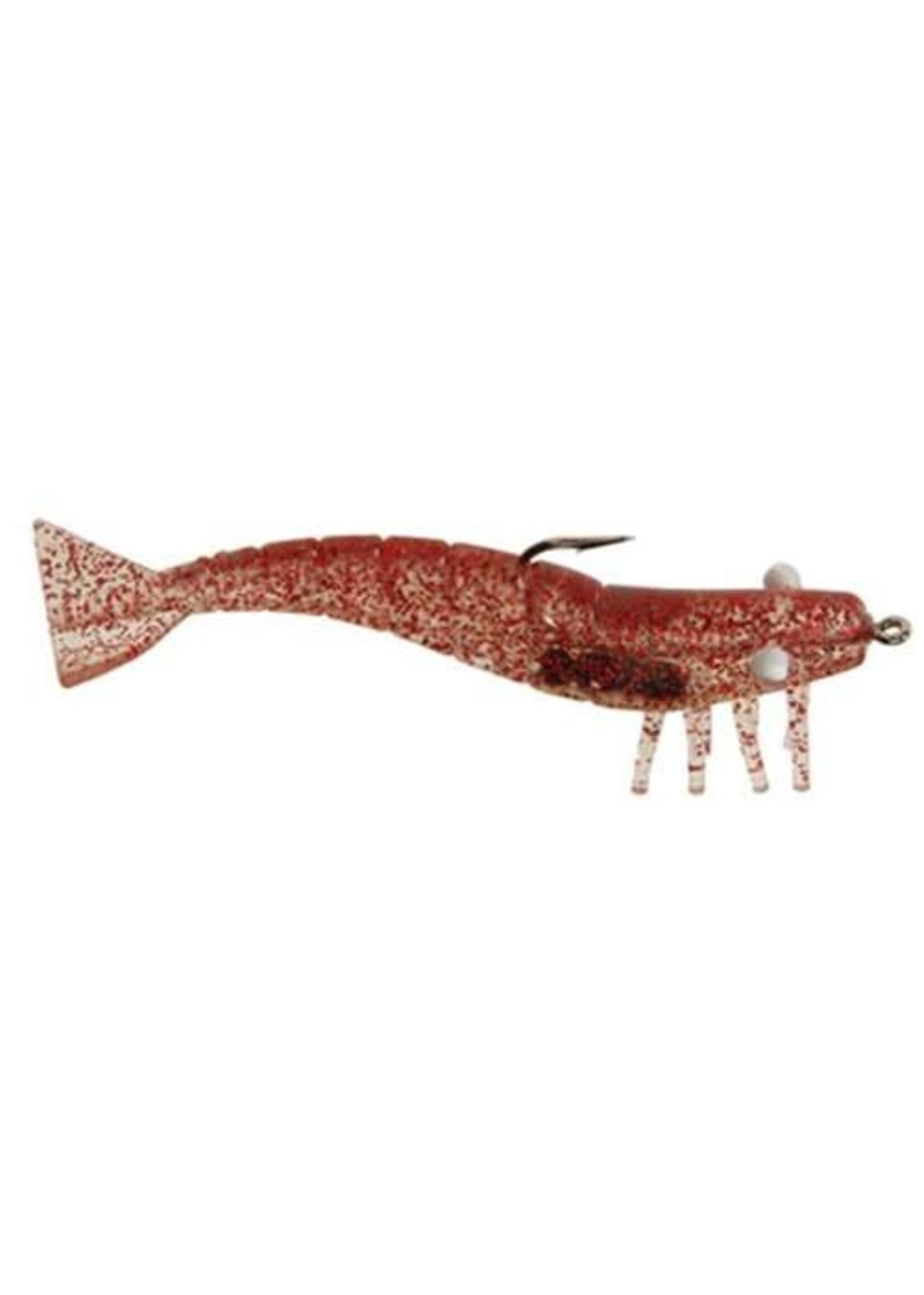 DOA DOA 60313 Deadly Combo Cigar Clacker, w/3" Shrimp, Float/Clear Gold, 1/Pack