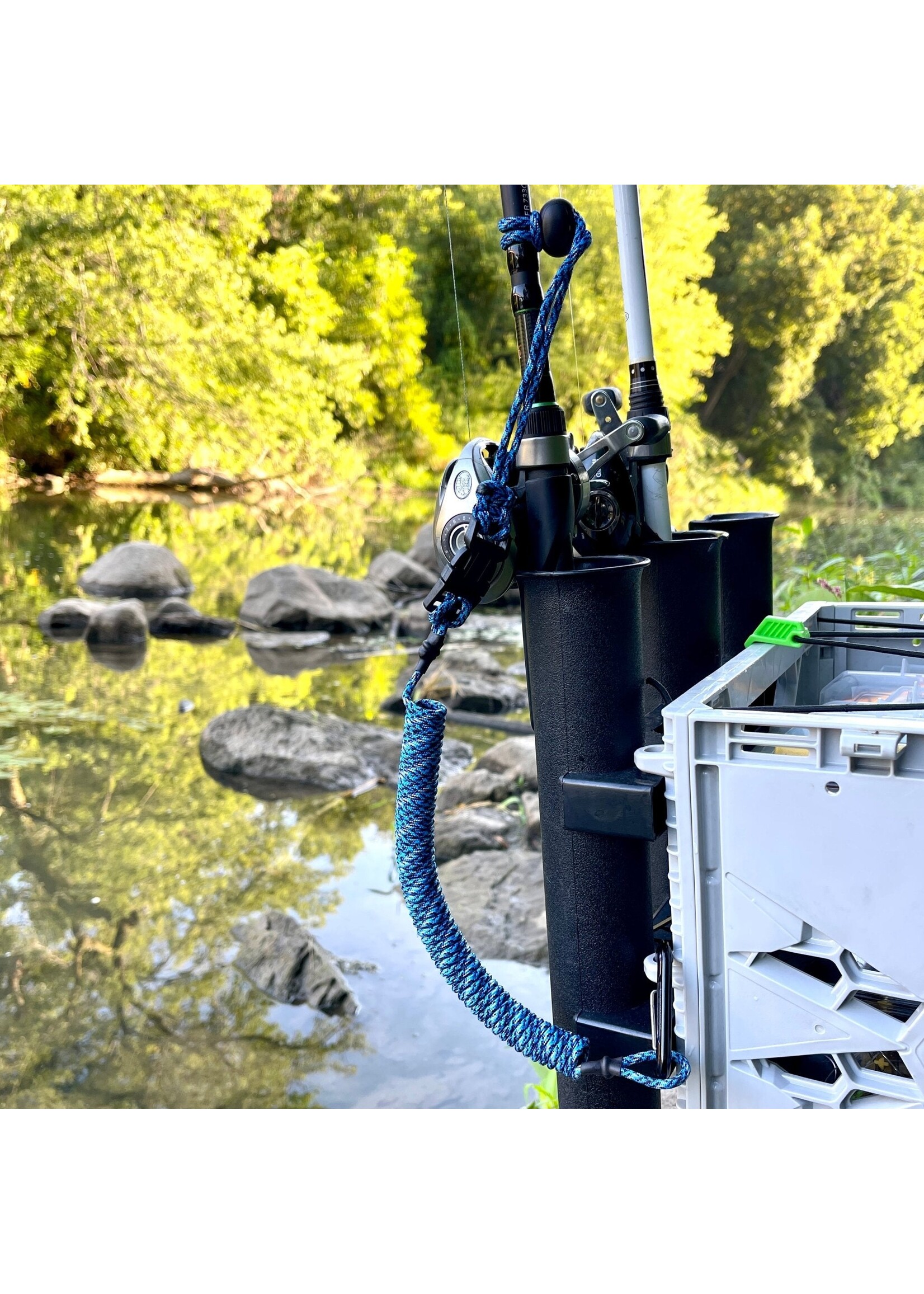 Robohawk Clutch 85 Rod and Paddle Leash- FROSTBITE BLUE
