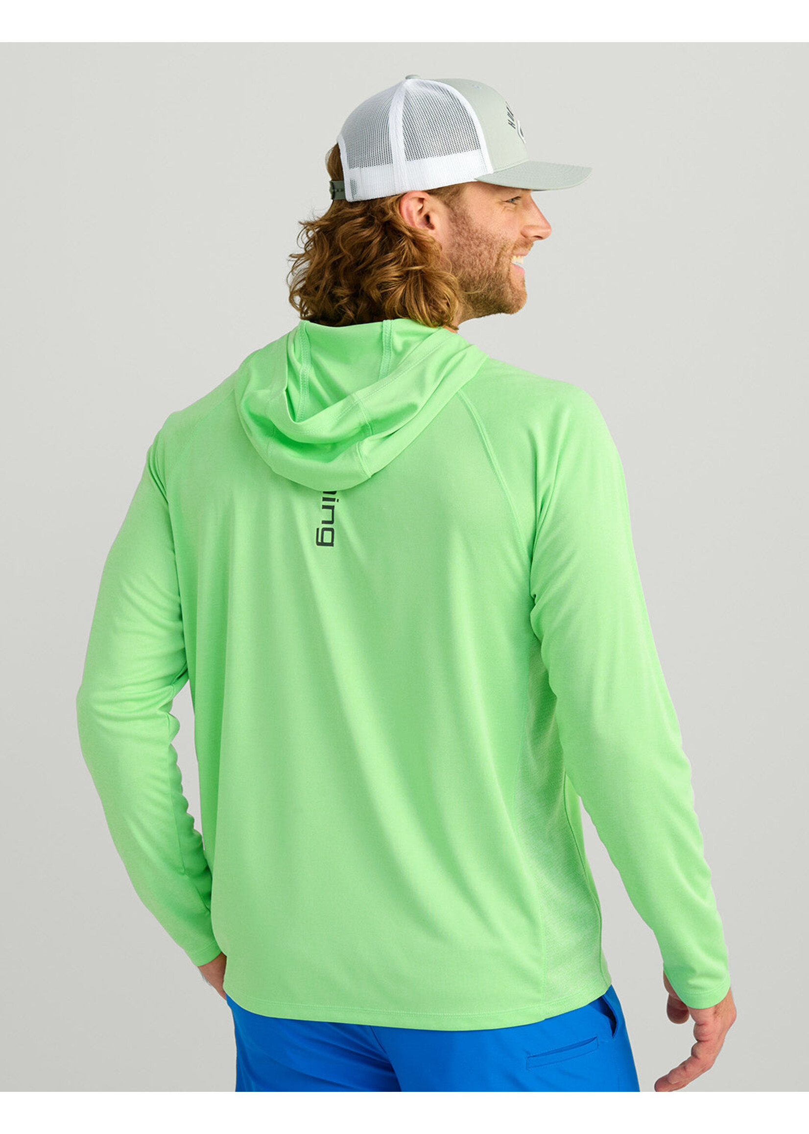 Huk HUK Vented Pursuit Hoodie Performance -Marine Blue