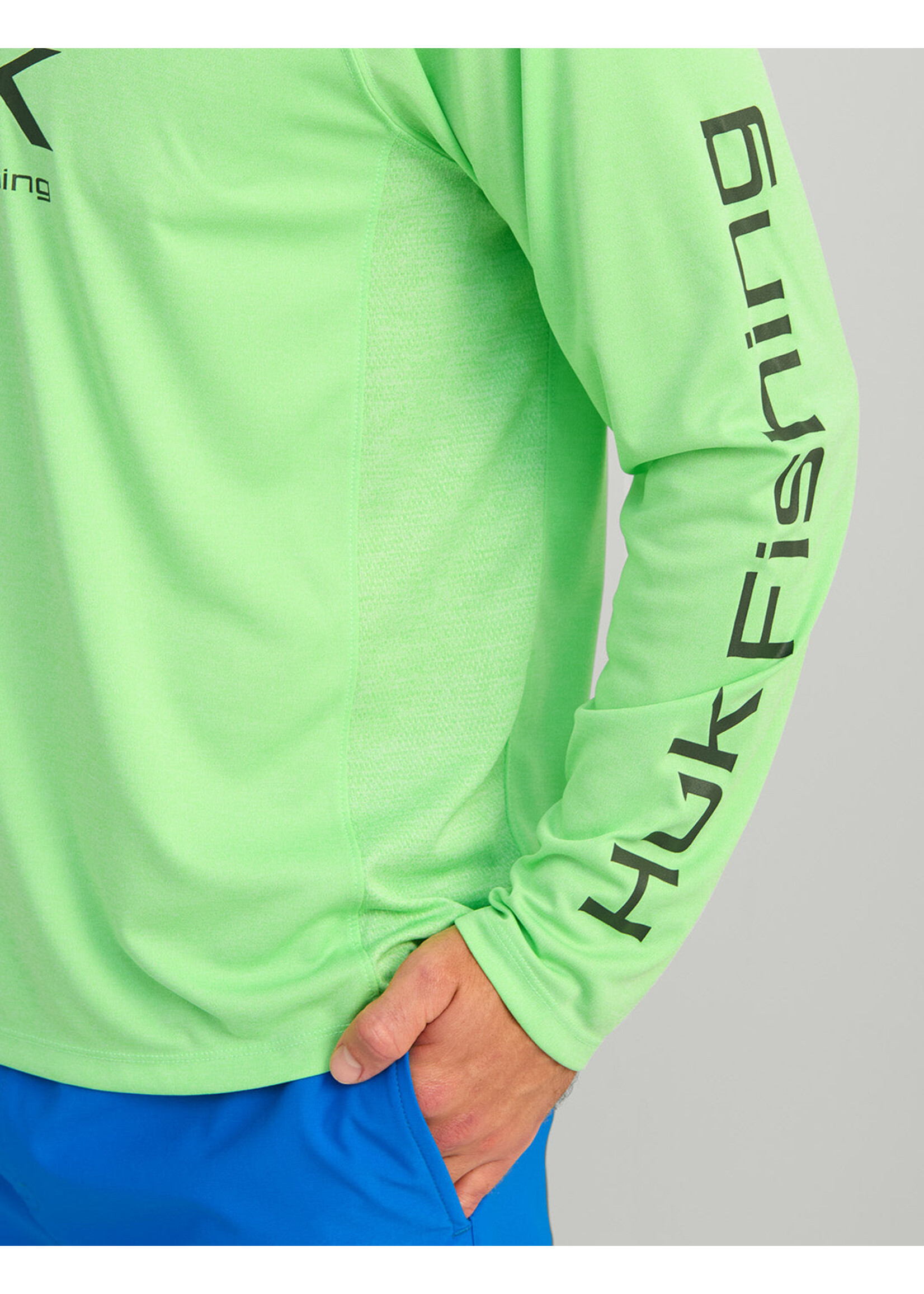 Huk HUK Vented Pursuit Hoodie Performance -Marine Blue