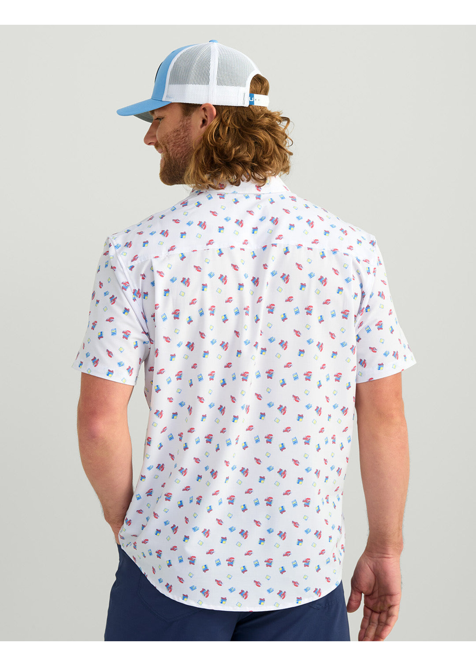 Huk HUK Up Stream Kona S/S - White