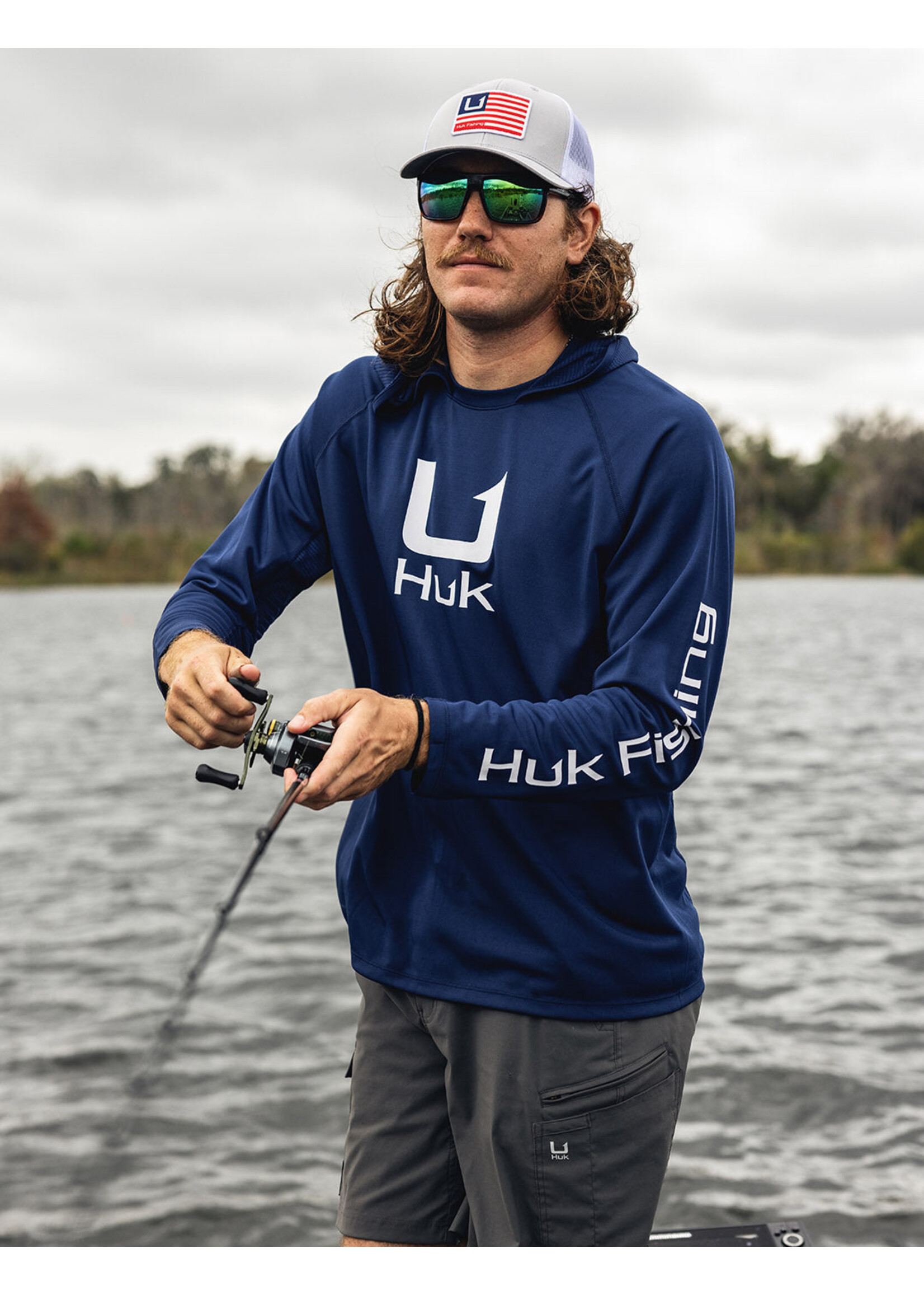 Huk HUK Icon Hoodie Performance -  Naval Academy