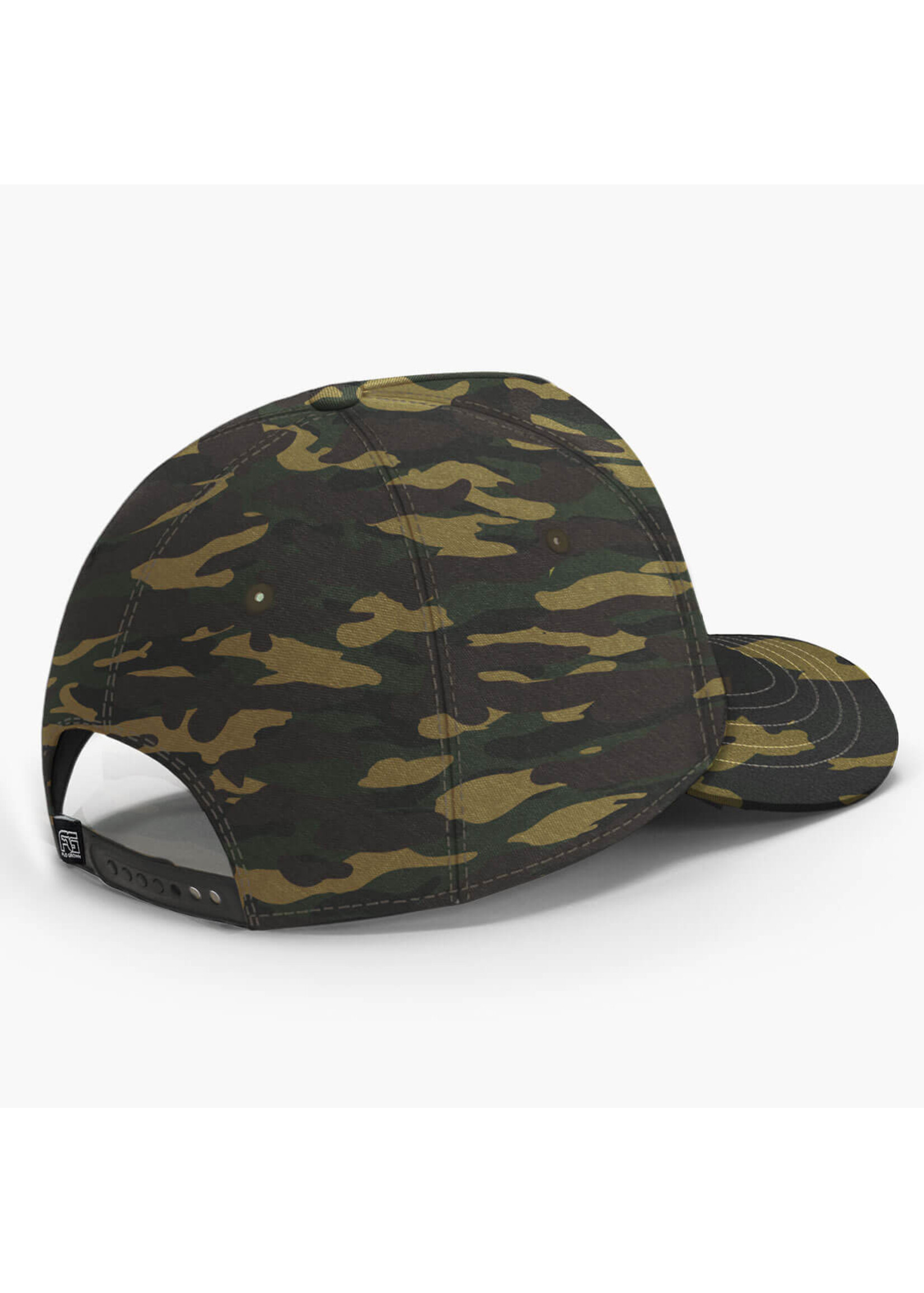 Flogrown Flogrown Hat Hunter Orange Logo AOP Camo Hat