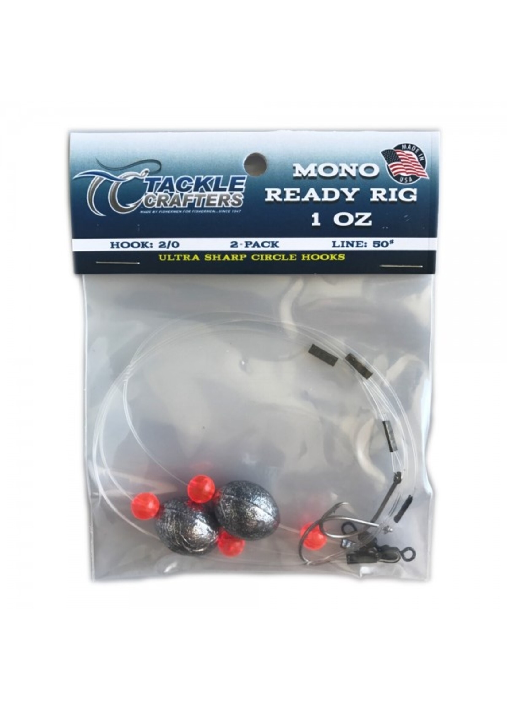 Tackle Crafters Tackle Crafters Mono 50# Ready Rig 1oz 2/0 hook
