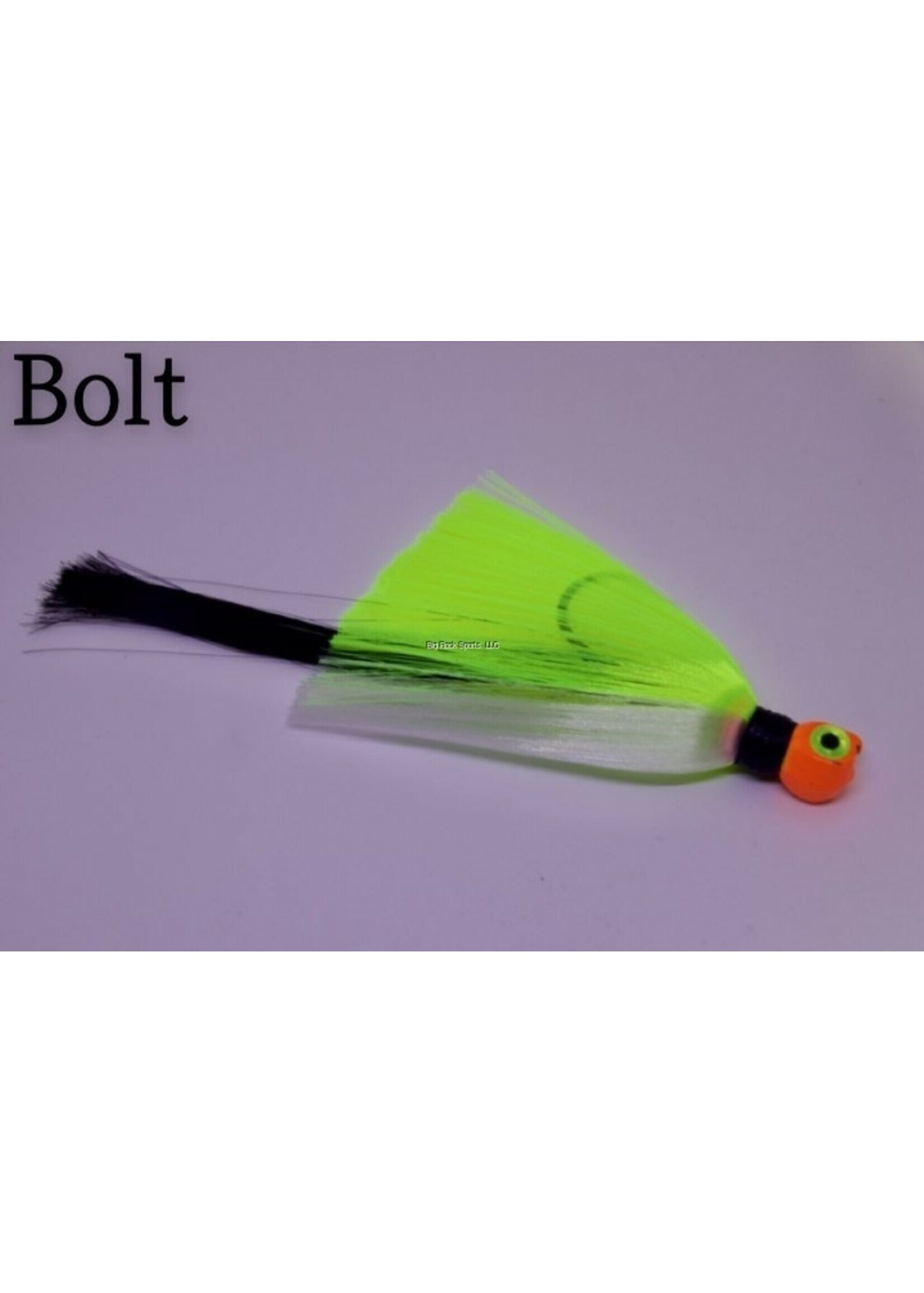R&R Tackle R&R  Bolt  1.5 oz   Orange head, chart body, black tail