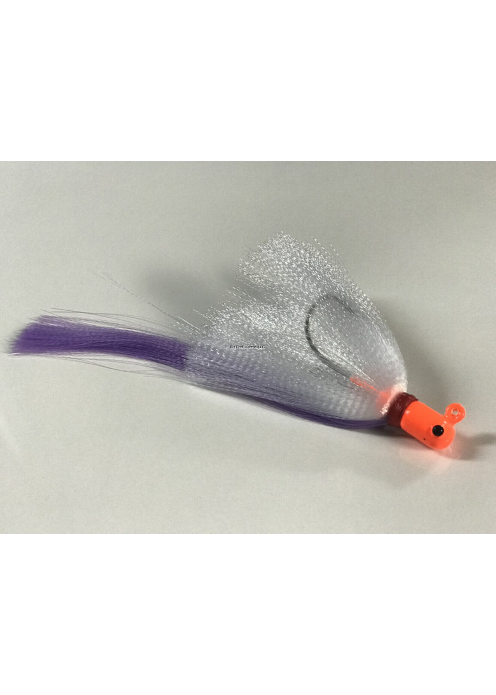 R&R Tackle R&R 2oz Orange head white skirt purple streamer