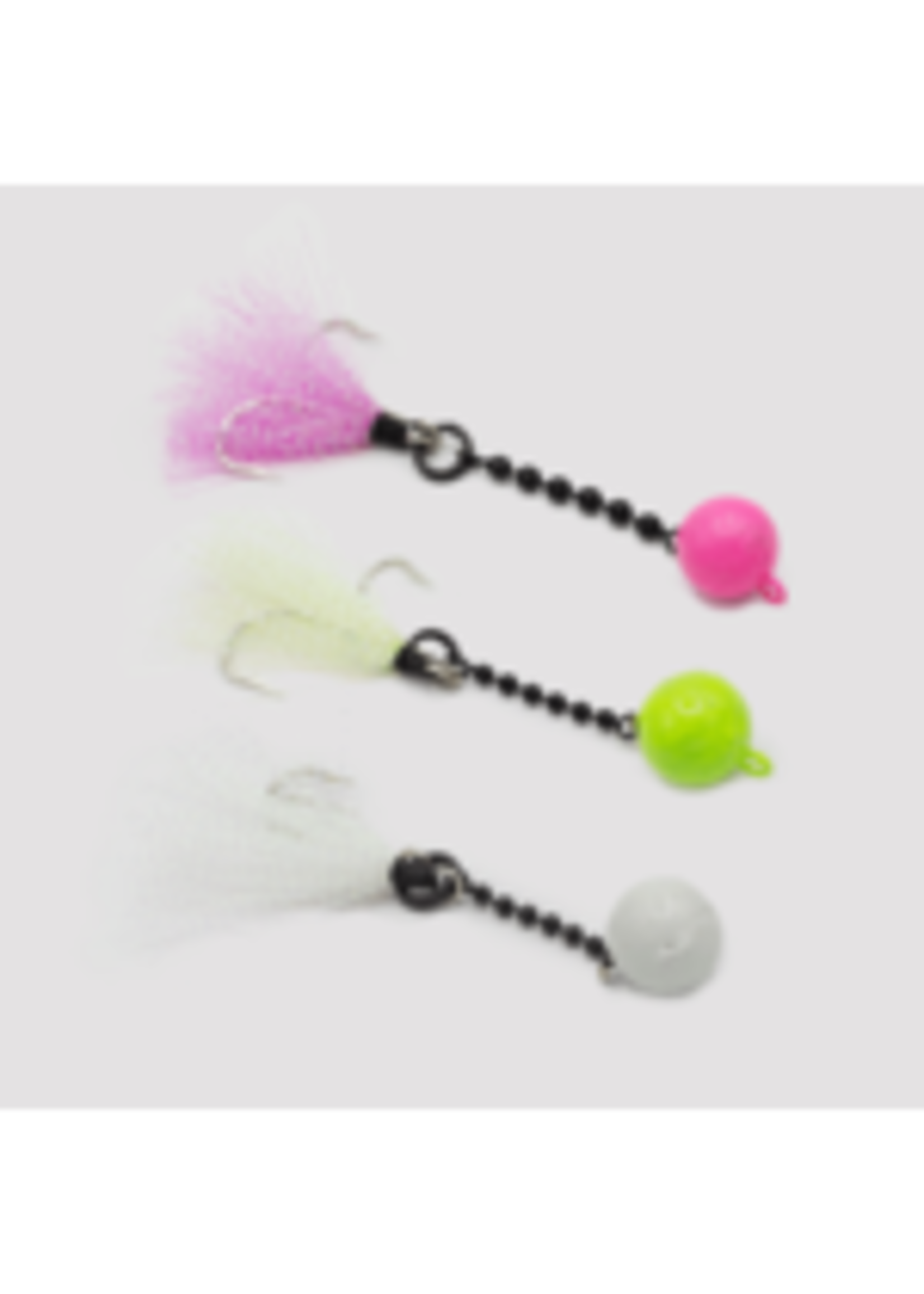 NekidBallJigz 1/2oz Inshore Glow Hot Chartreuse Green