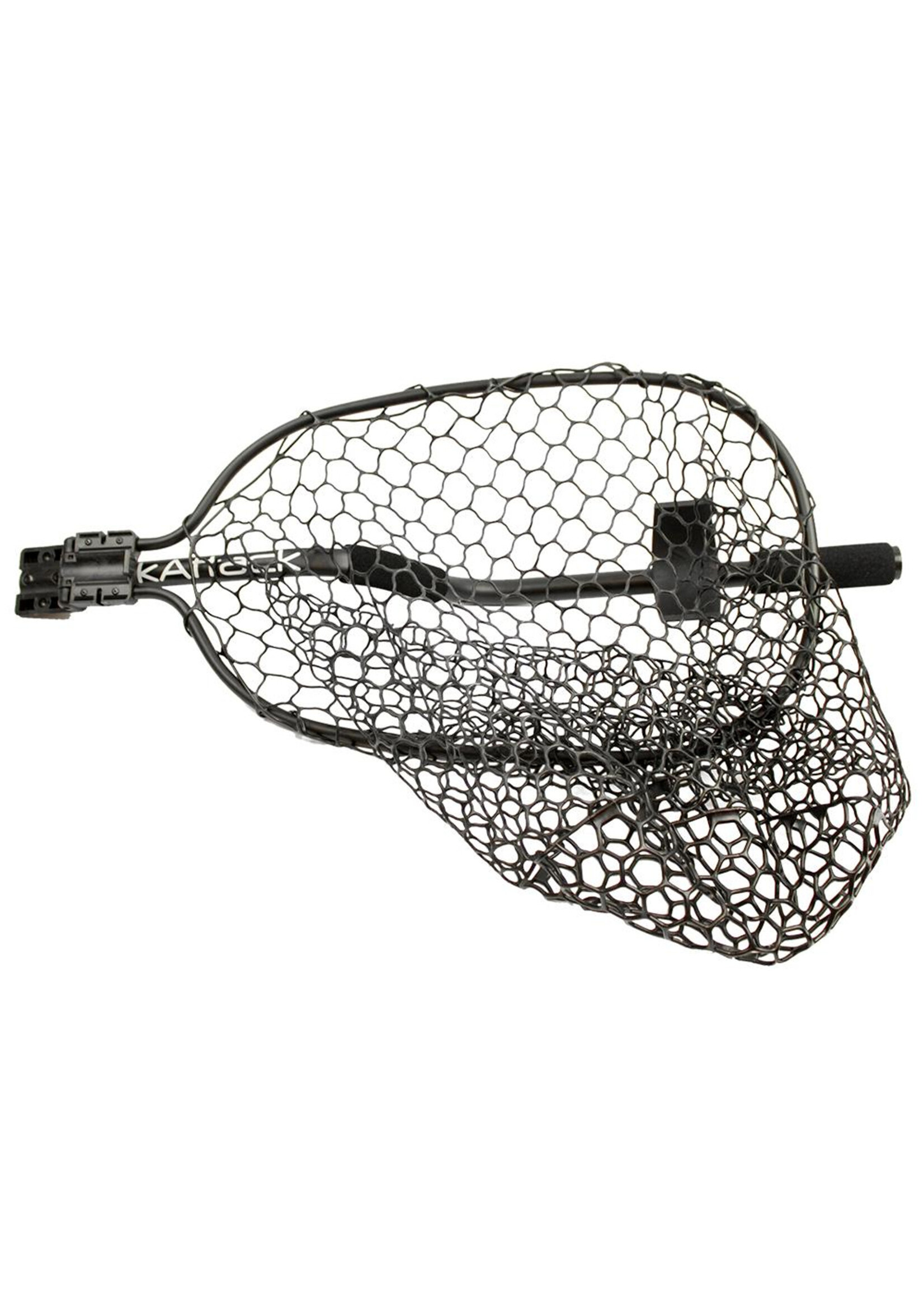 YakAttack LLC YakAttack Leverage Landing Net, 12" X 20" hoop, 47" long, with extension and foam for storing in rod holder
