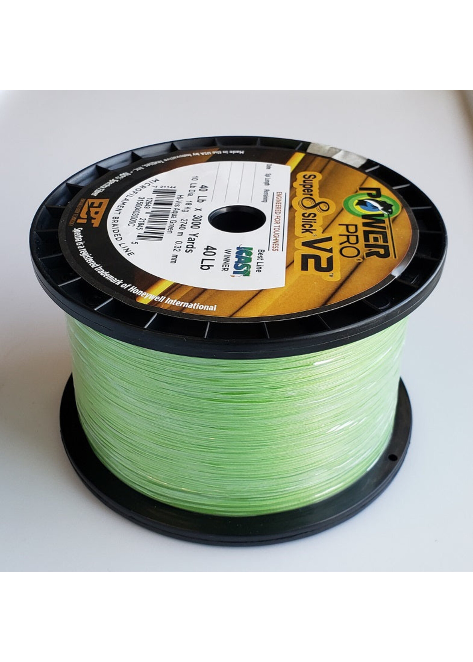 Power Pro Power Pro 40lb  3000 yd Aqua Green