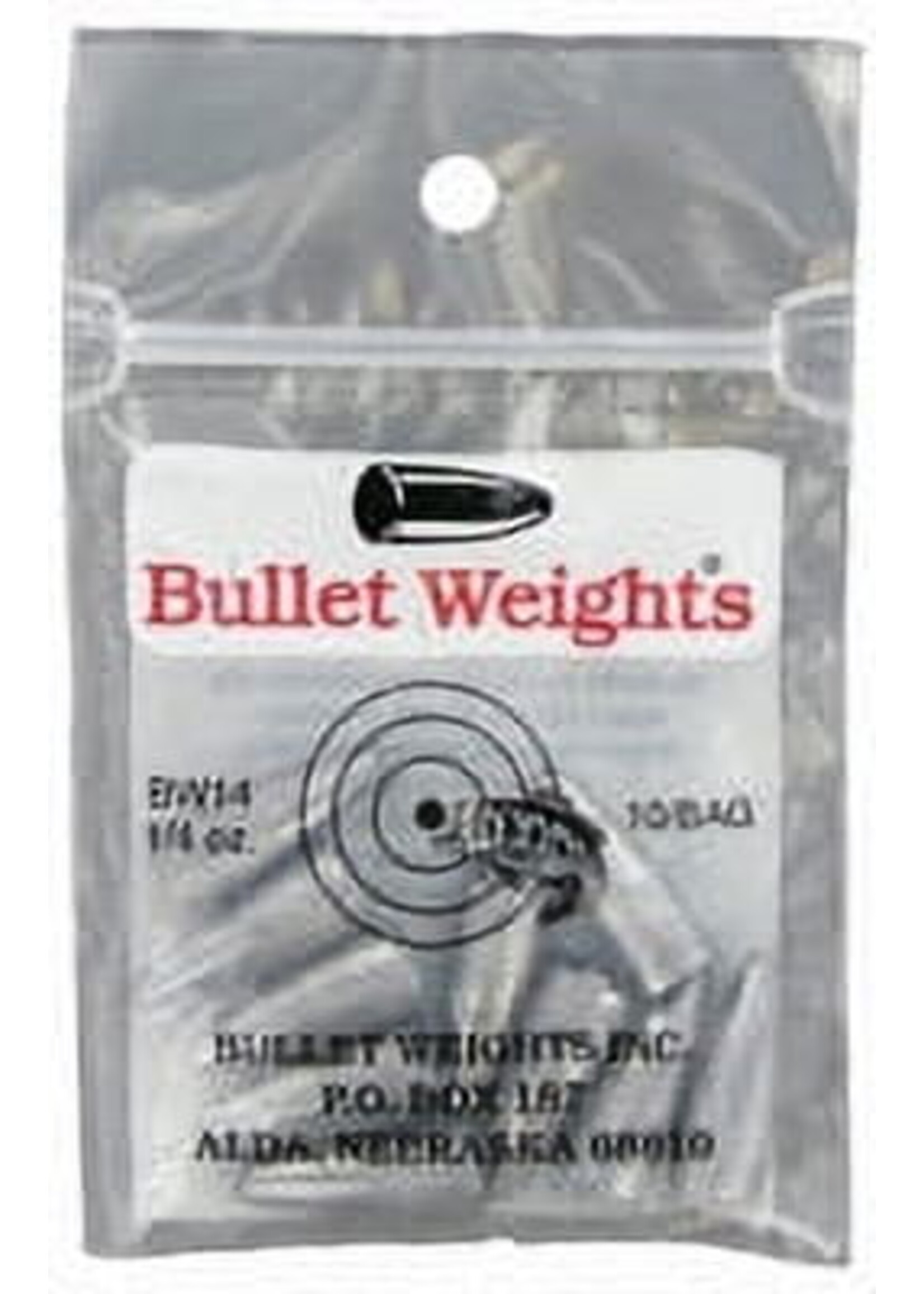 Bullet Weights Bullet Weights BW14 1/4oz 10pk