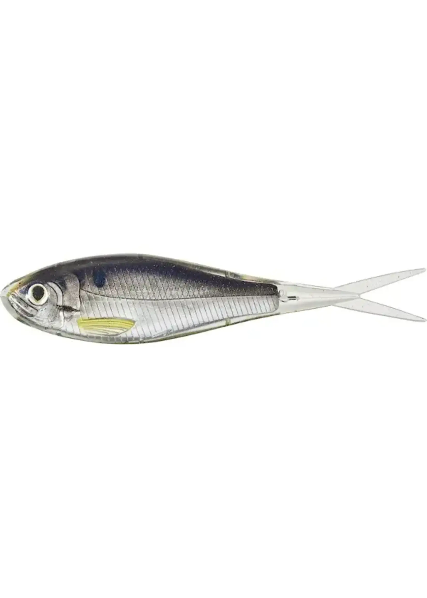 LiveTarget LiveTarget Skip Shad 3.5" 1/2oz Slvr/Smk  4pk