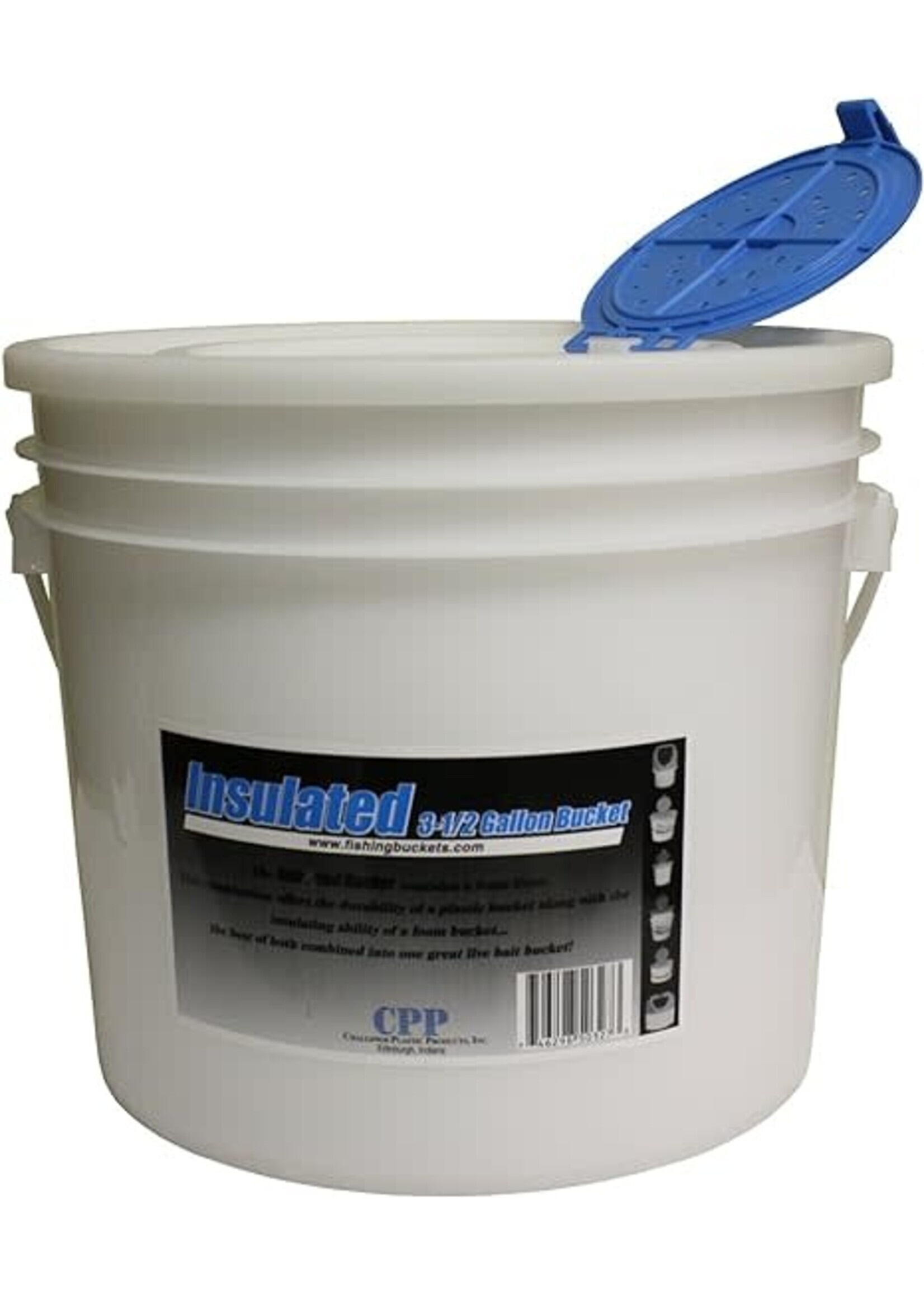 Challenge Plastics Challenge 50327 Insulated Bait Bucket 3.5 gal w/ Lid