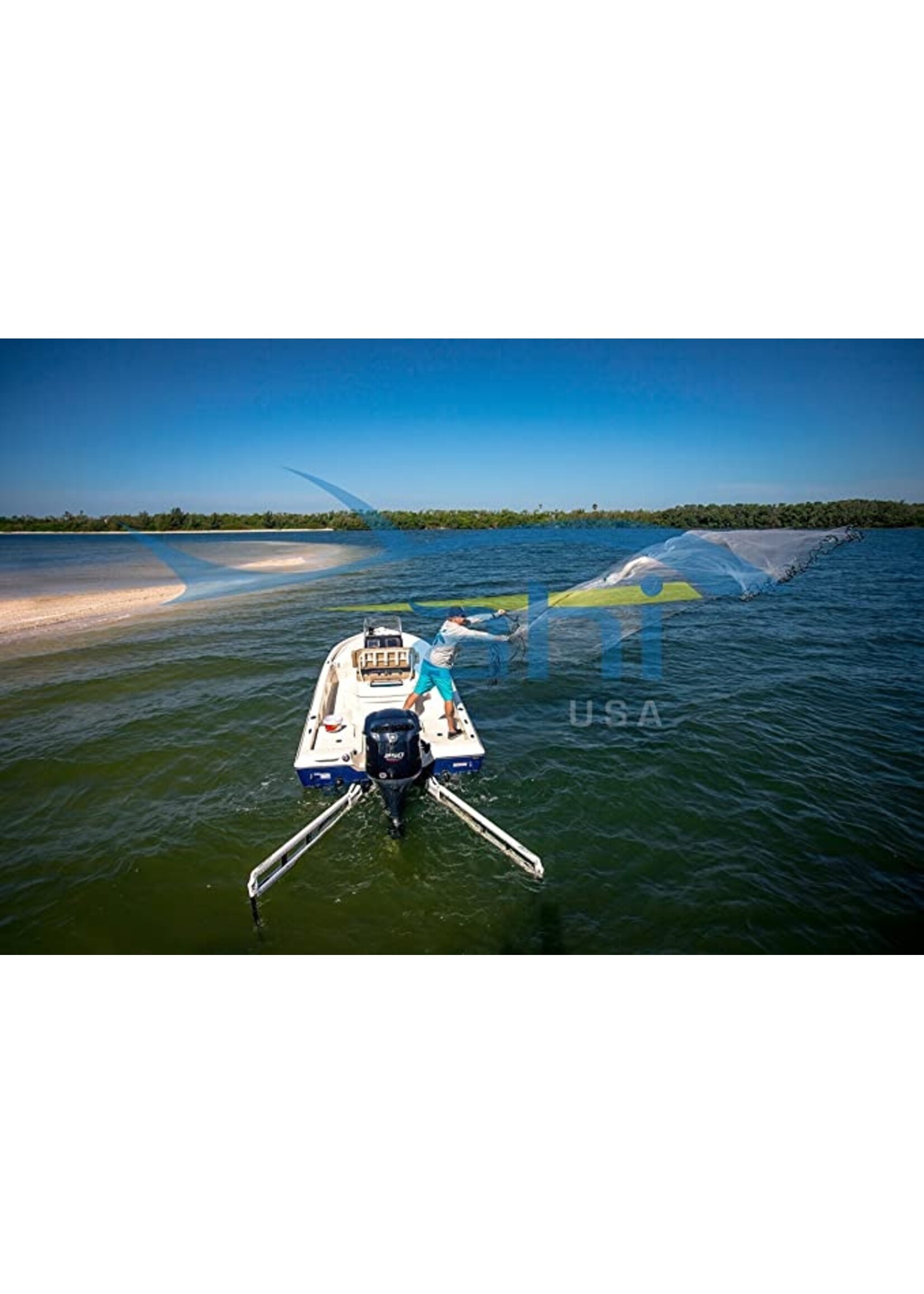 Ahi CN-56 50 Outfitter series Cast Net 6' 3/8" Mesh