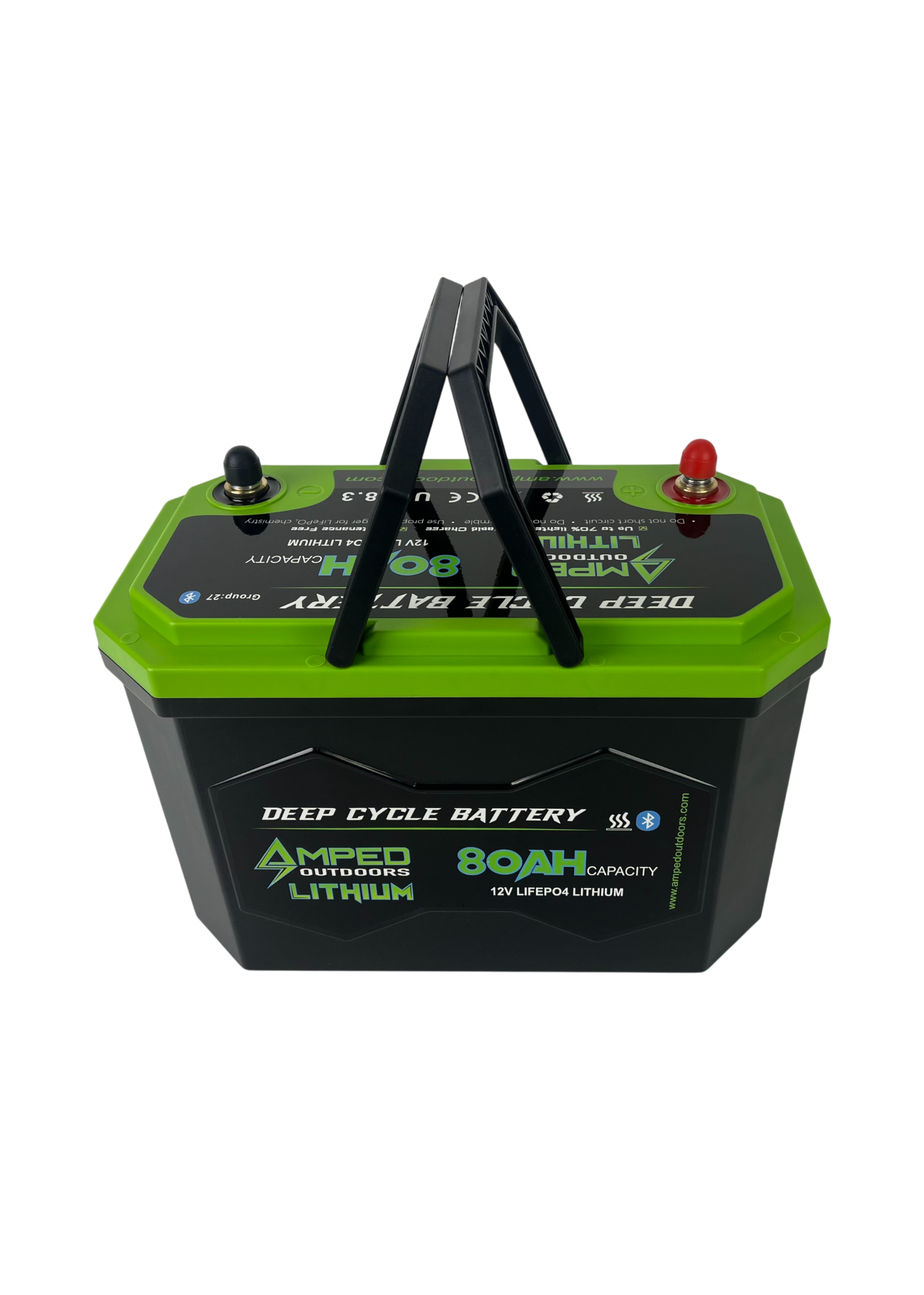 Amped Outdoors 80Ah Lithium Battery (LiFePO4)