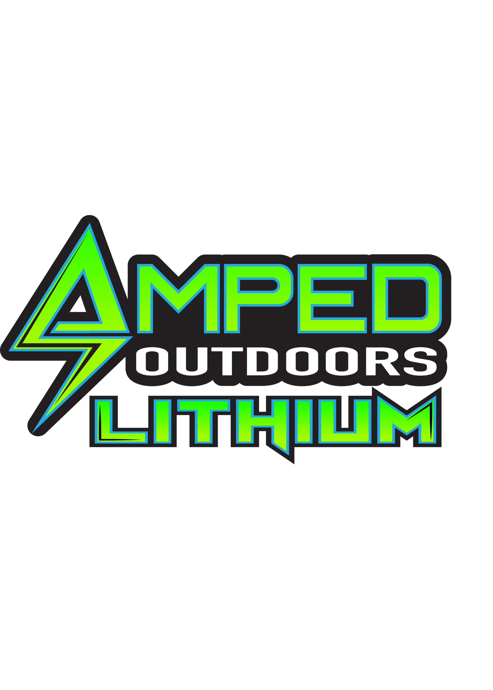 Amped Outdoors 100Ah Lithium Battery (LiFePO4)