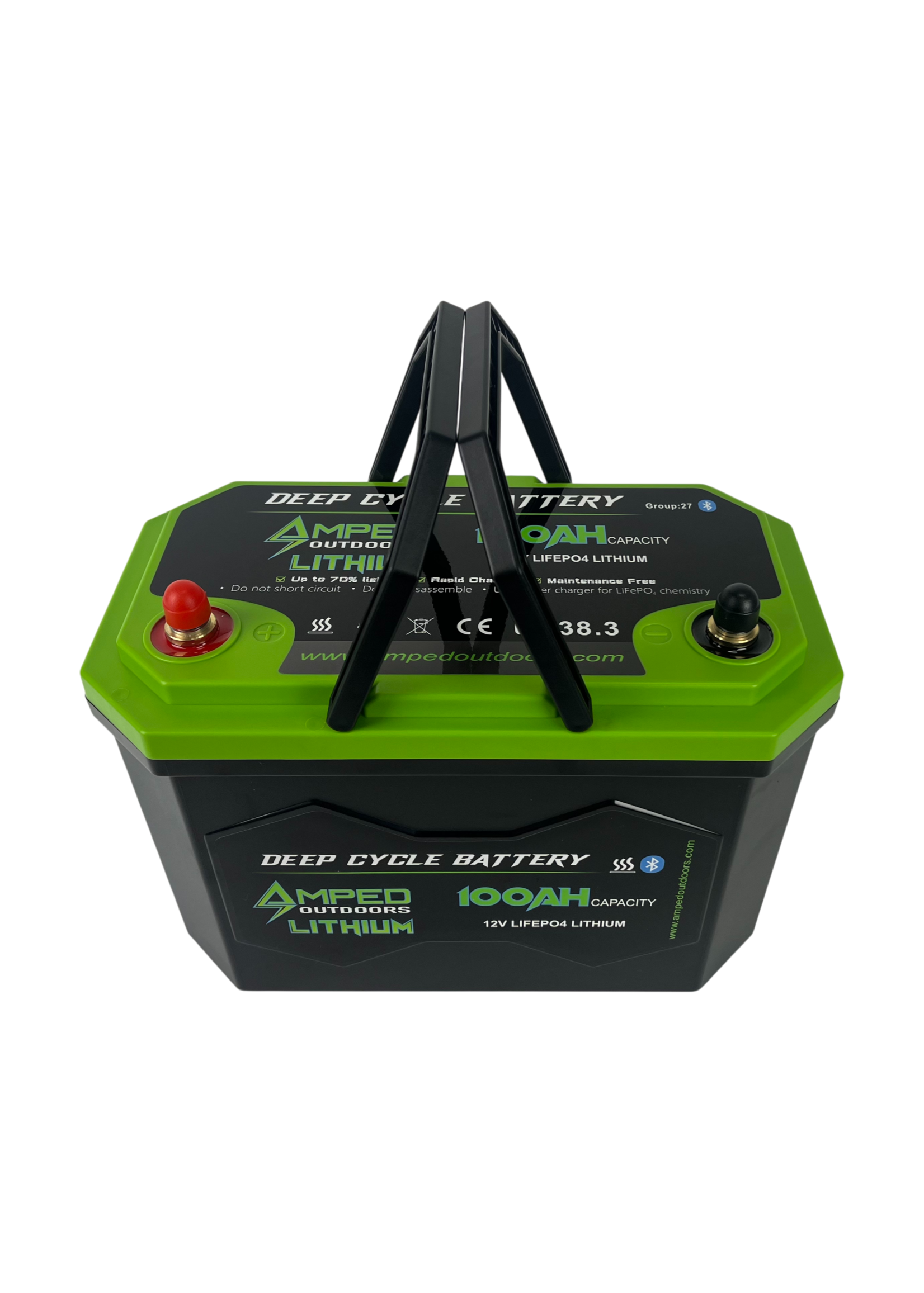 Amped Outdoors 100Ah Lithium Battery (LiFePO4)