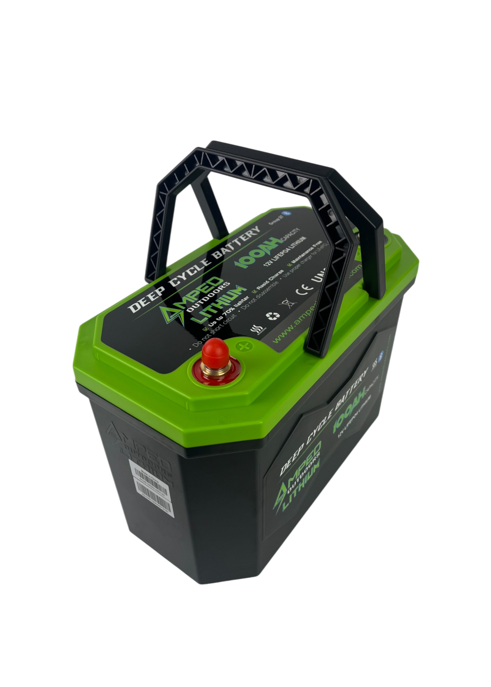 Amped Outdoors 100Ah Lithium Battery (LiFePO4)