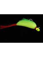 Gulfstream Lures GULFSTREAM LURES Flair Hawk 1 1/2oz Chartreuse, Chartreuse, Red