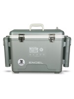 Engel Engel Live Bait 30Qt  AP4 Rechargeable Aerator,  Rod Holders - Silver
