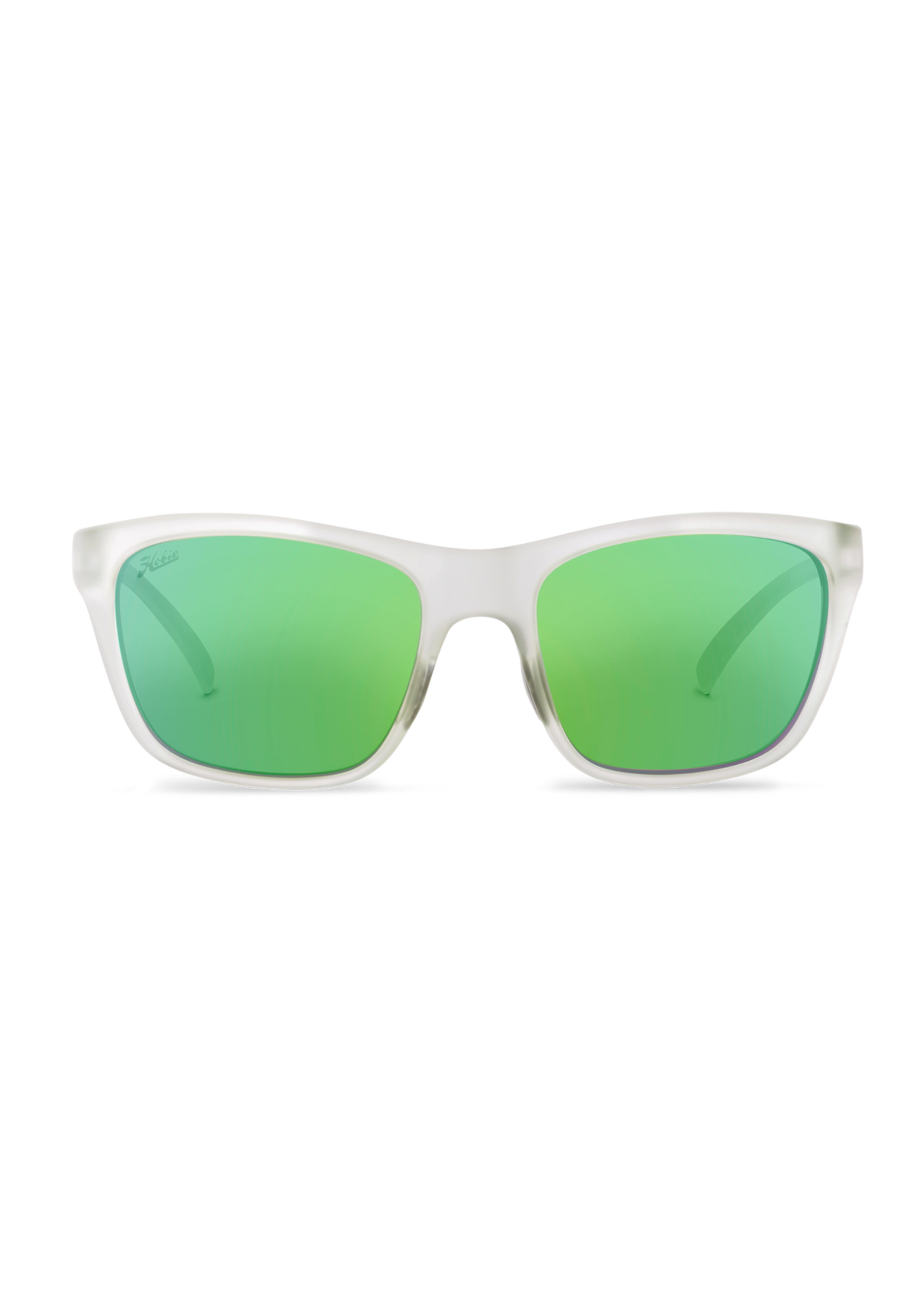 Hobie Eyewear WOODY SPORT SHINY BLACK / GREY W/ COBALT MIRROR POLARIZED LENS