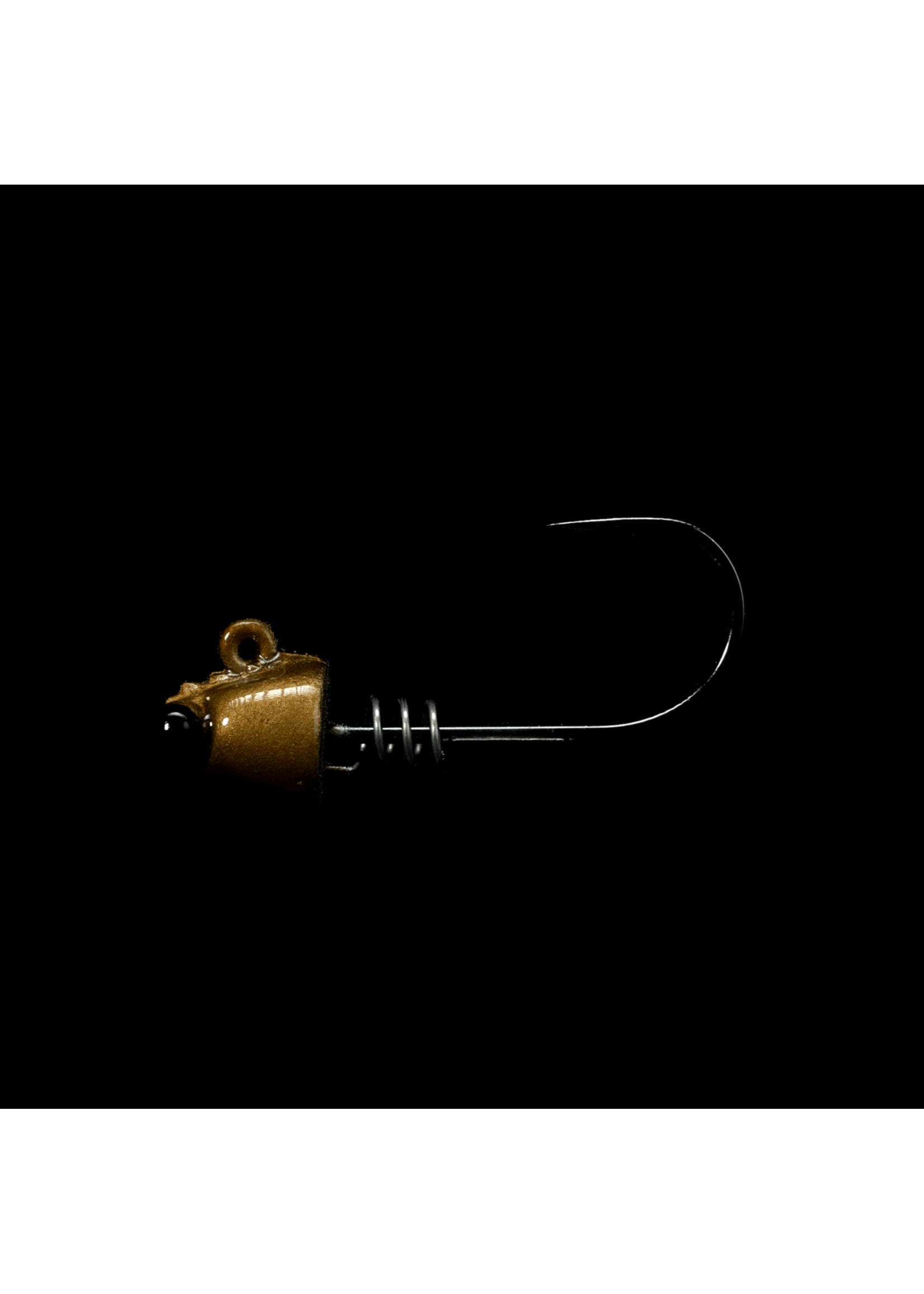 NLBN NLBN 3'' Shrimp Jig Head 1/4  Amber Alert