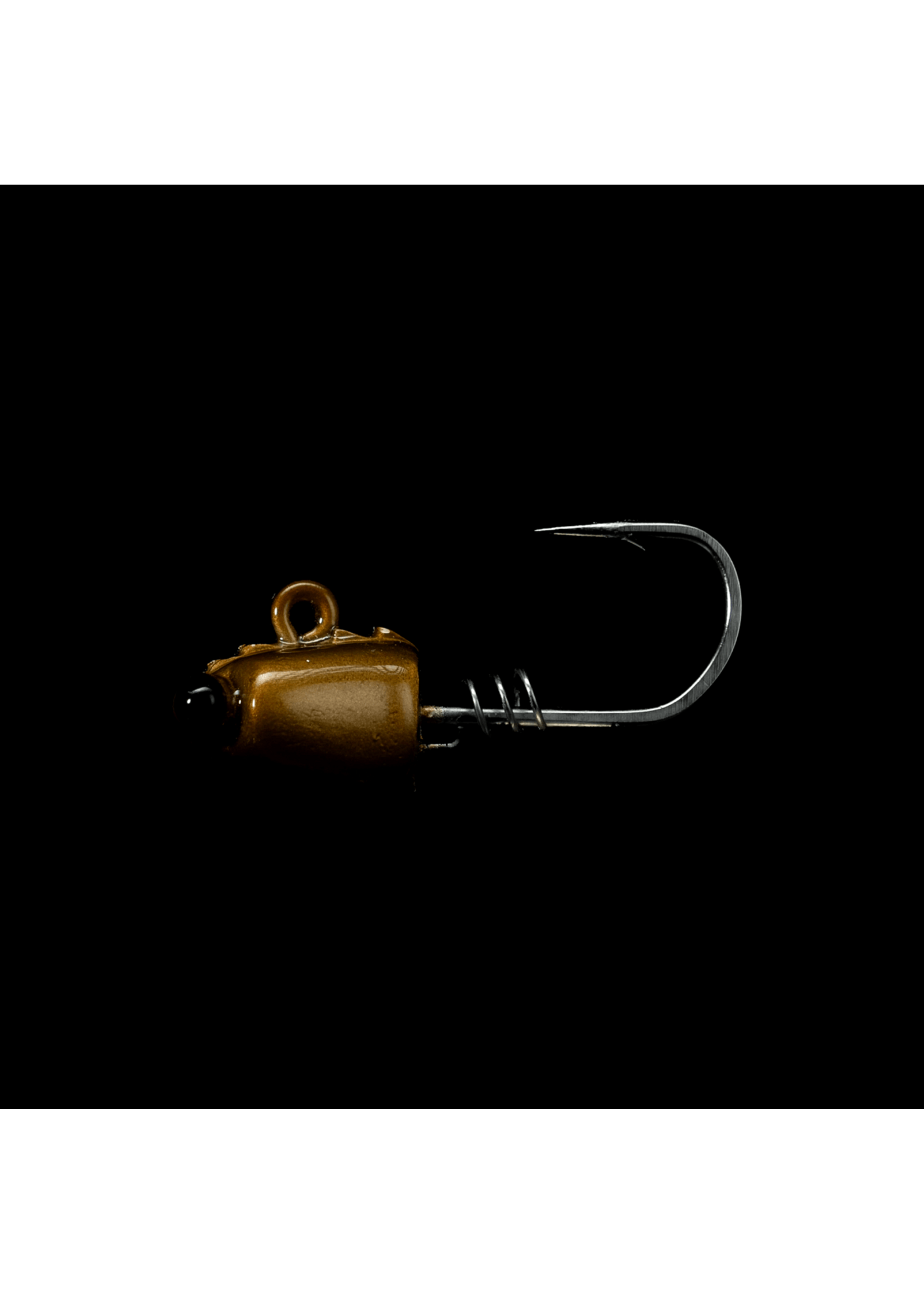 NLBN NLBN 3'' Shrimp Jig Head 1/4  Amber Alert