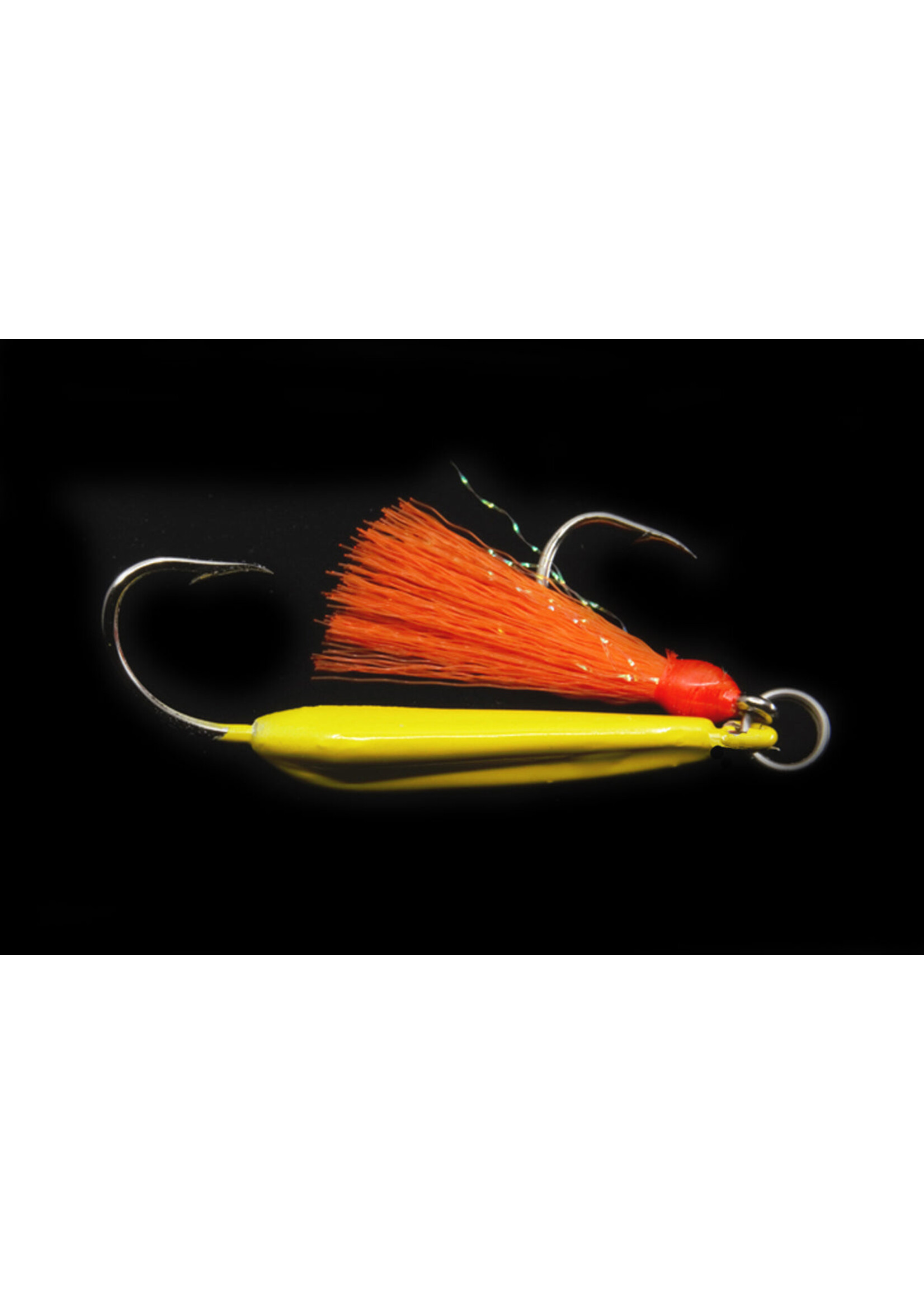 Gulfstream Lures GULFSTREAM LURES High Jinx Pompano Jigs 3/4oz Yellow w/ Teaser