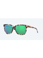 Costa Sunglasses MAY SHINY TIGER COWRIE W/ GREEN MIRROR 580G
