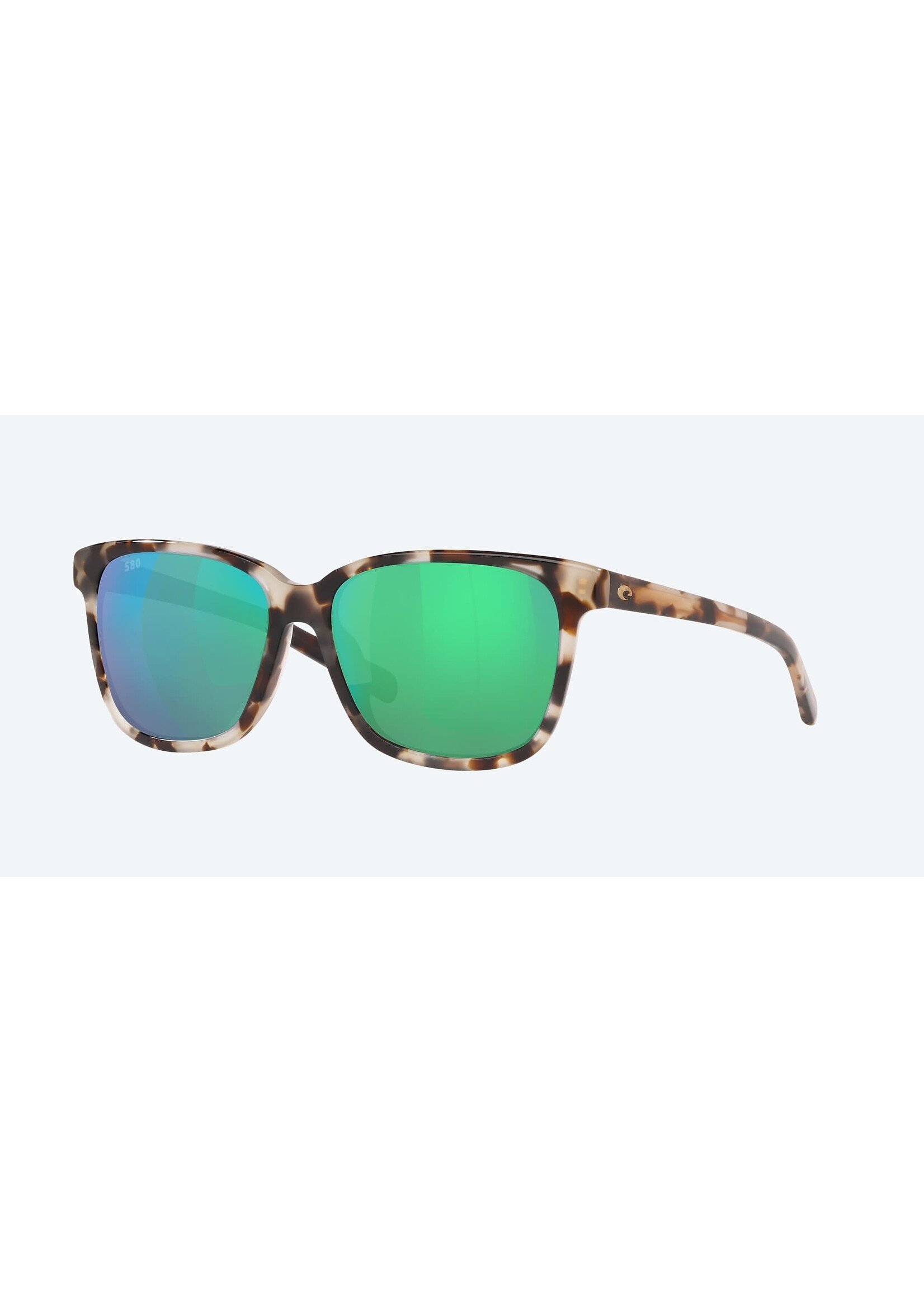 Costa Sunglasses MAY SHINY TIGER COWRIE W/ GREEN MIRROR 580G