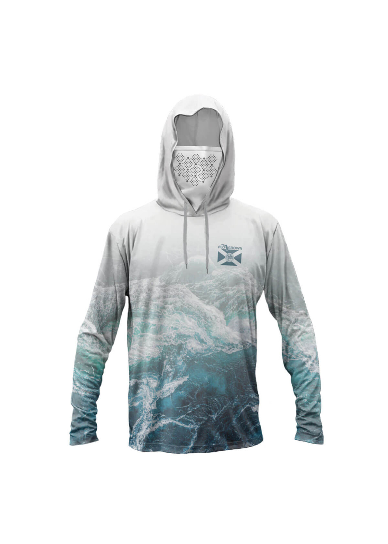 Flogrown Flogrown Performance Hoodie Teal Shore
