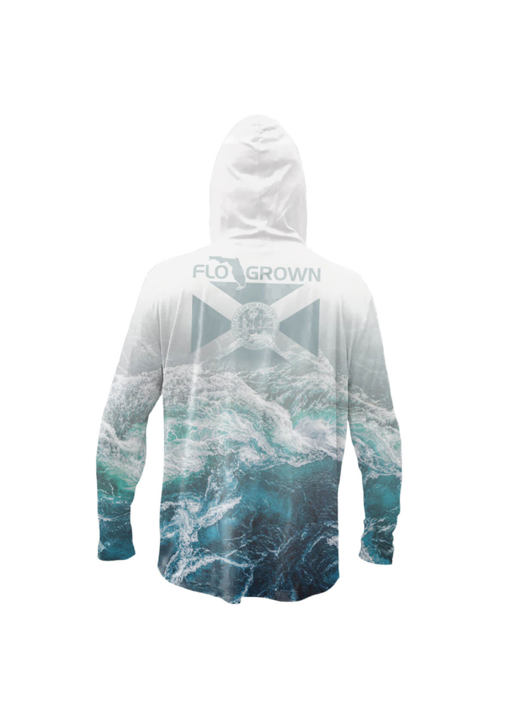 Flogrown Flogrown Performance Hoodie Teal Shore
