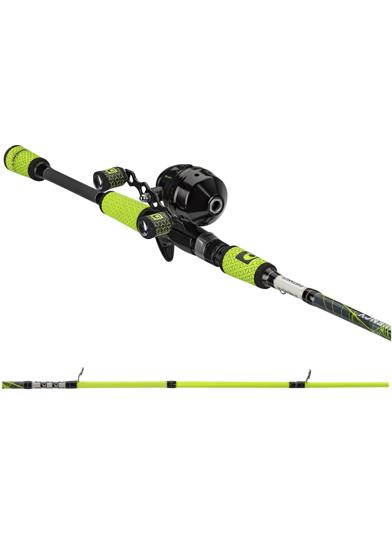 ProFishiency ProFishiency PRO56SpinGreen Micro Spin Combo Hi Viz Green