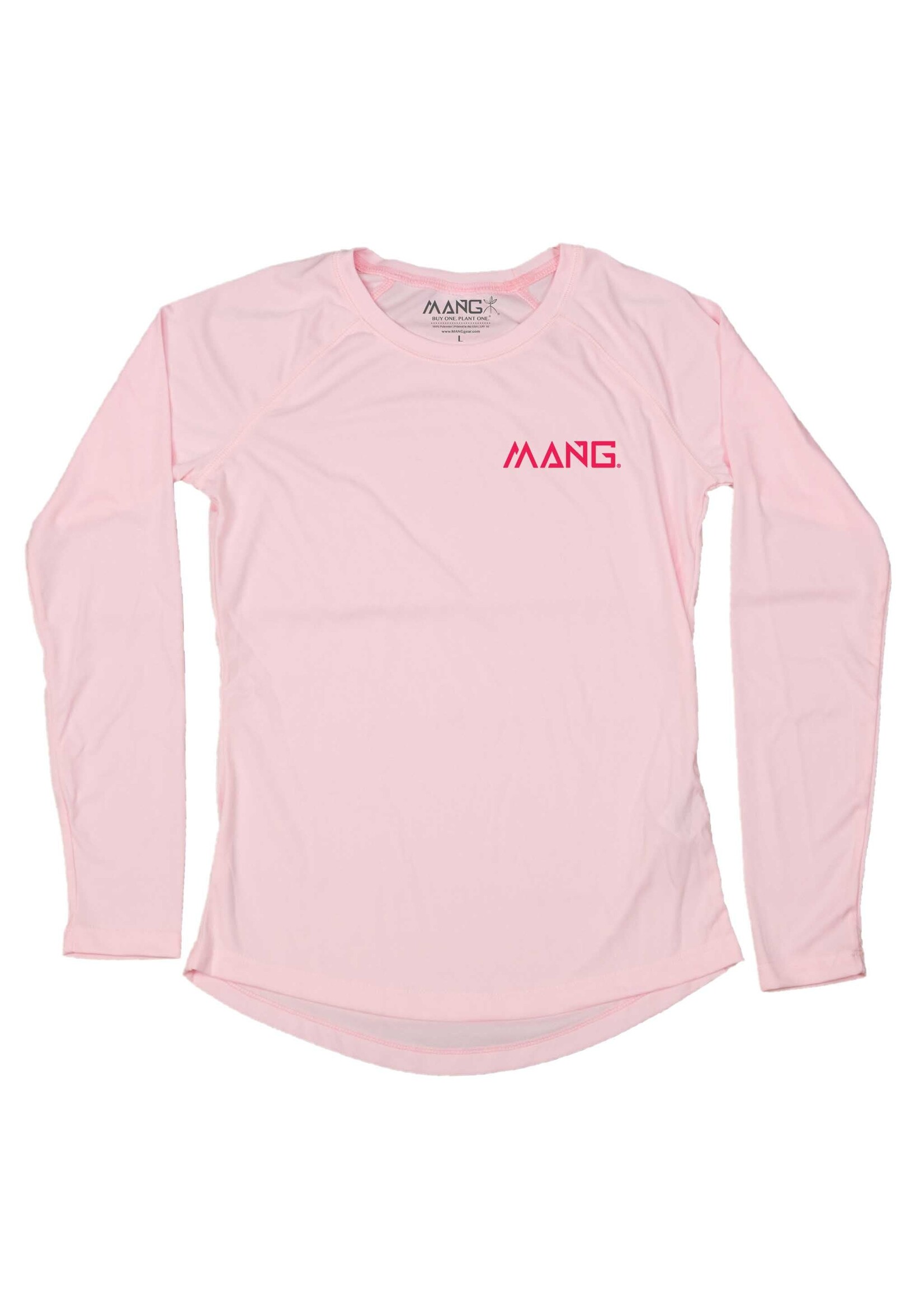 Mang MANG Women's Performance Shirt LS Spoonbill Pink